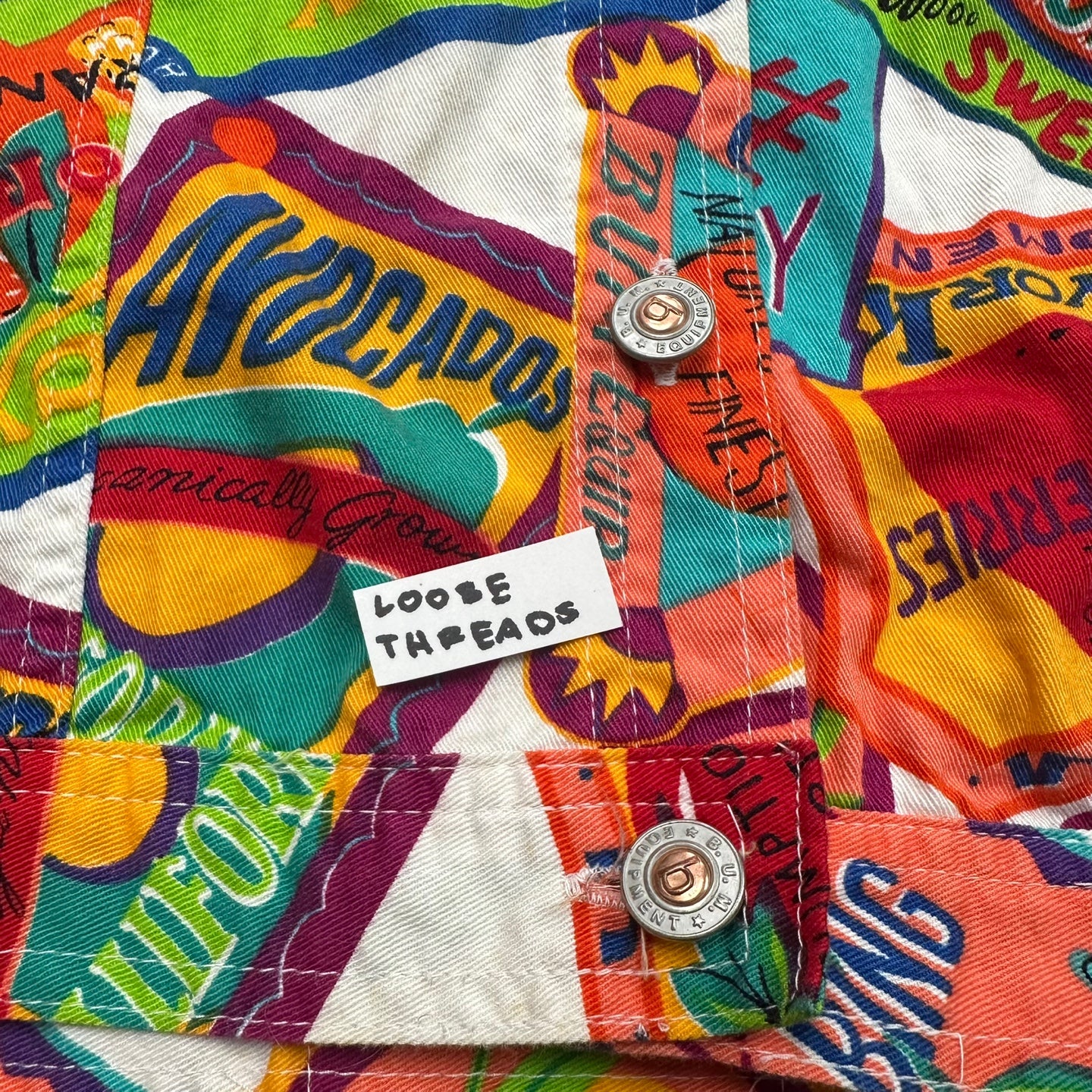 Vintage B.U.M Equipment Jeanswear Juice Printed Jacket