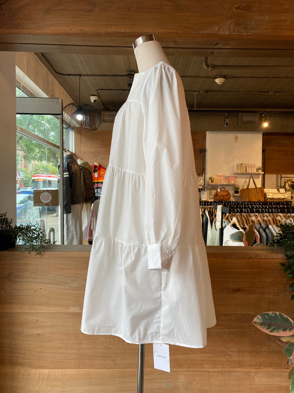 Tiered Long Sleeve Dress