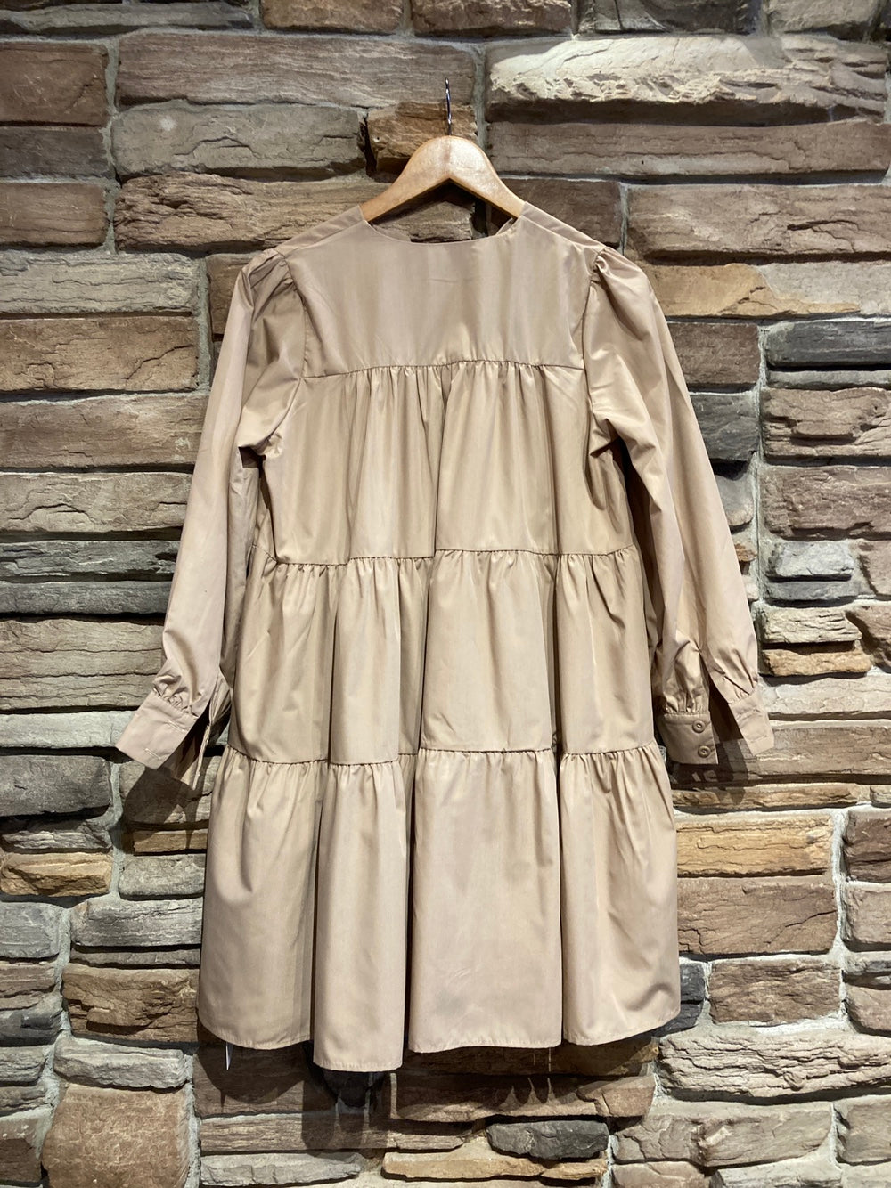 Tiered Long Sleeve Dress