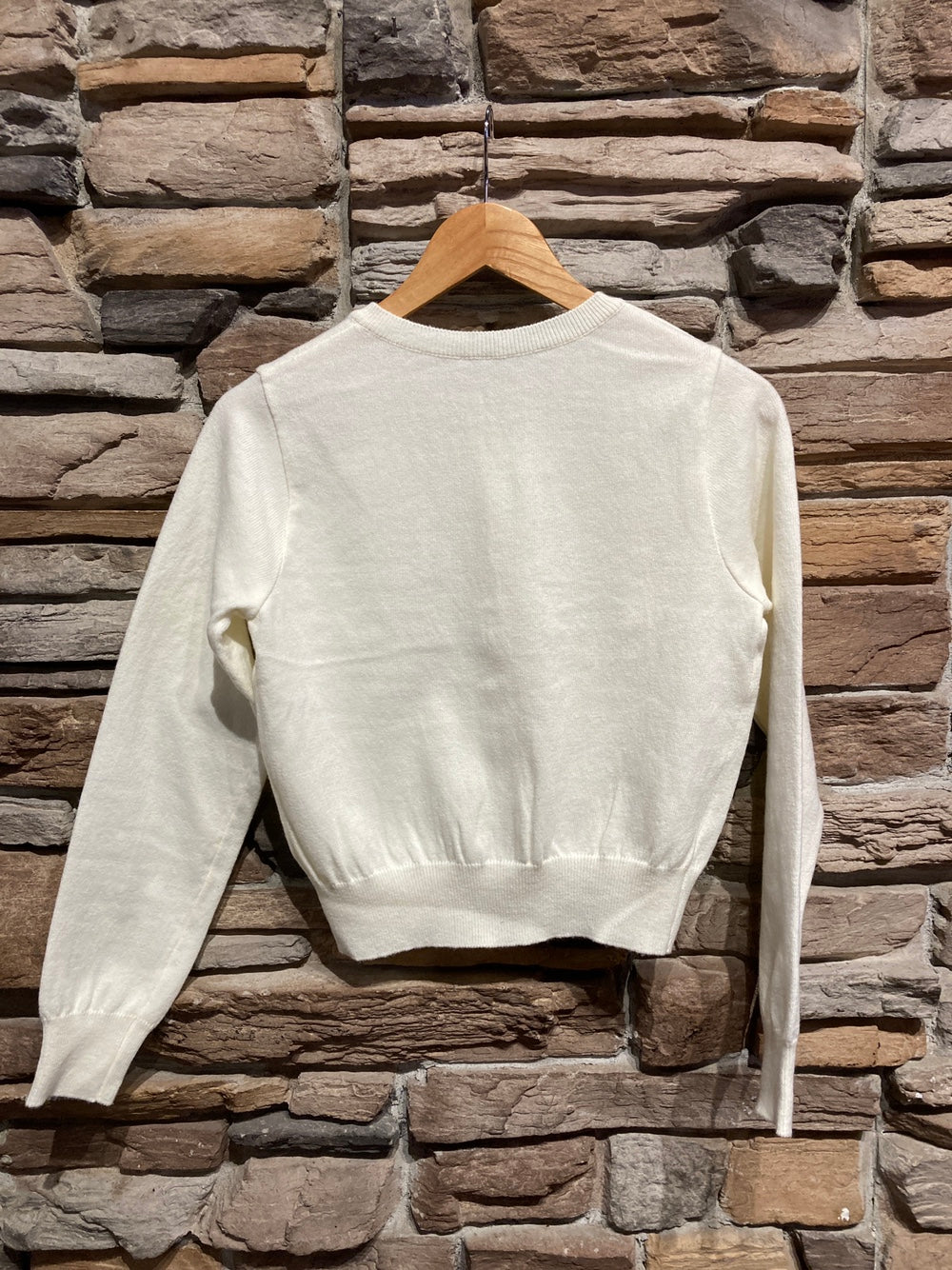 Light Round Neck Cardigan