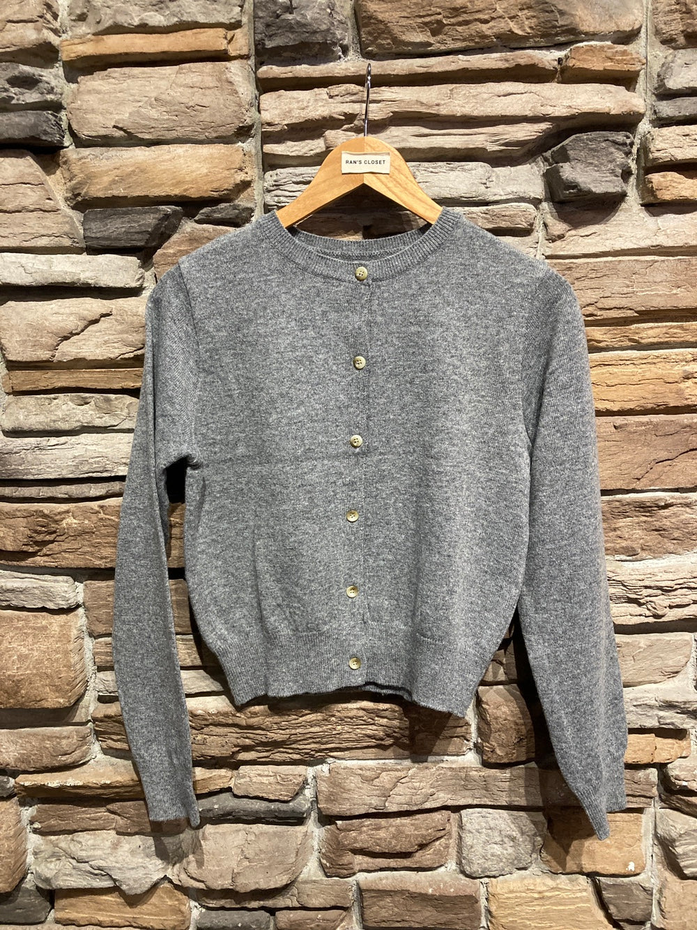 Light Round Neck Cardigan