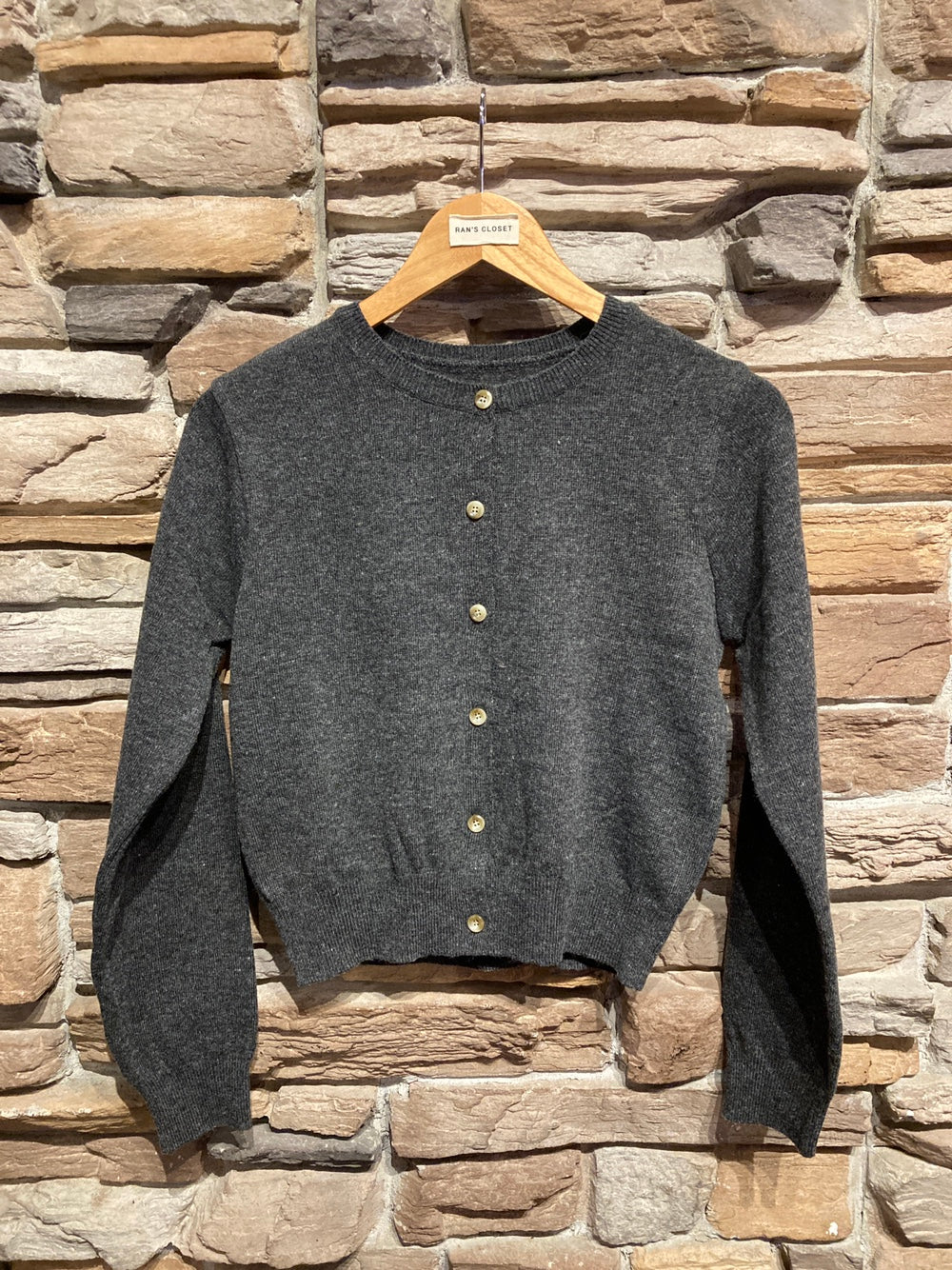 Light Round Neck Cardigan