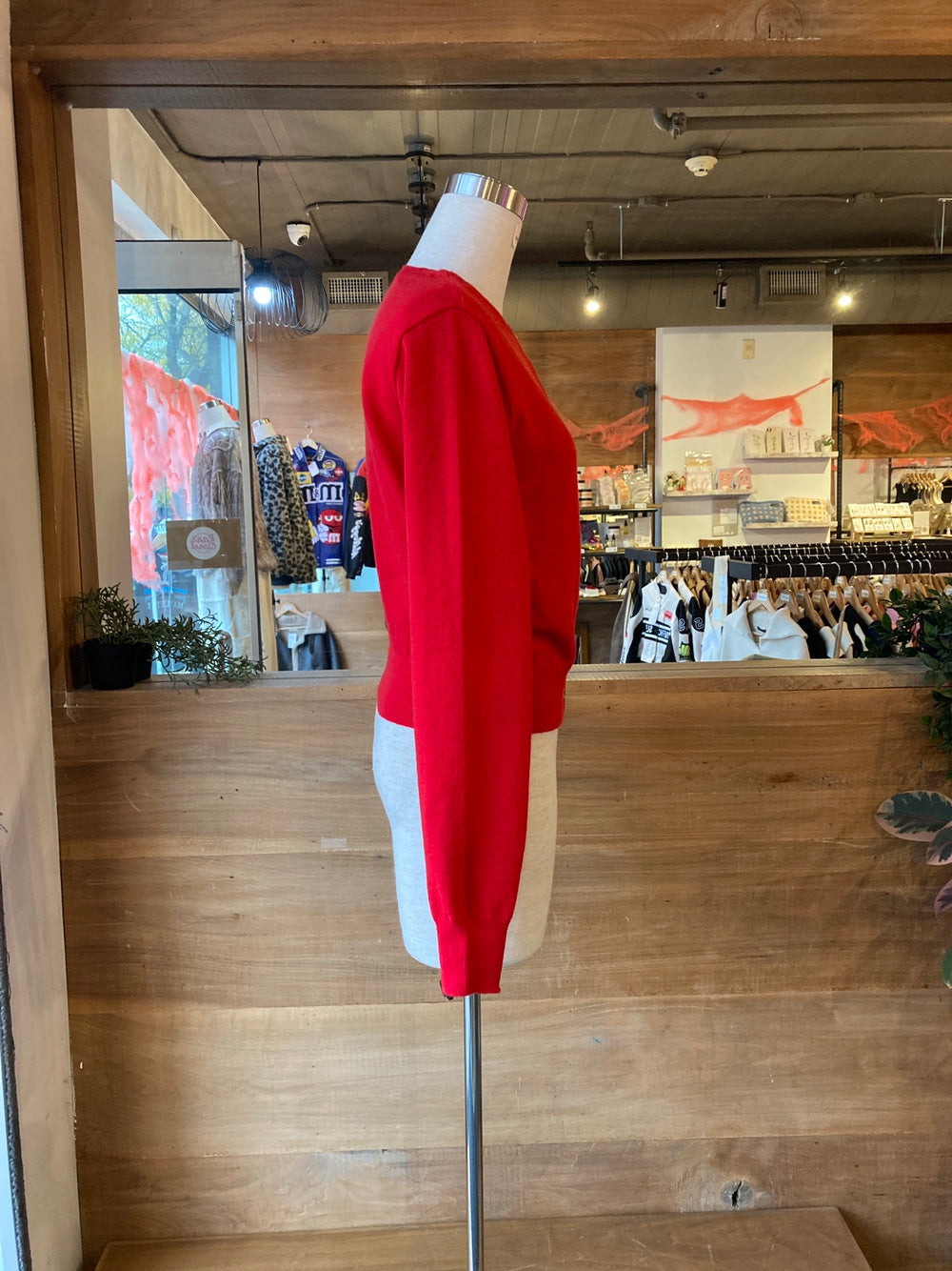 Light Round Neck Cardigan