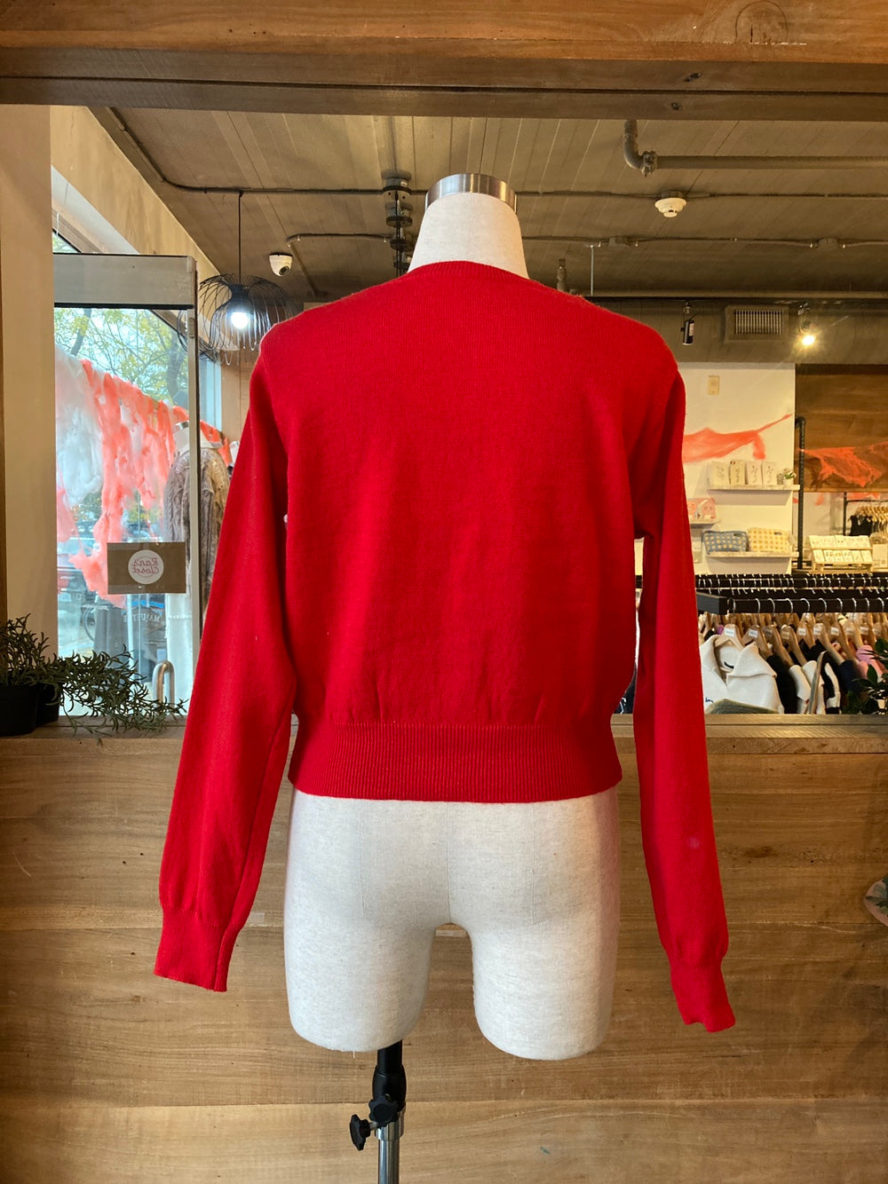 Light Round Neck Cardigan