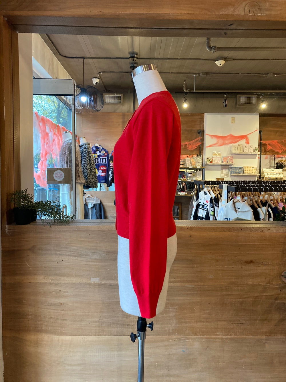 Light Round Neck Cardigan