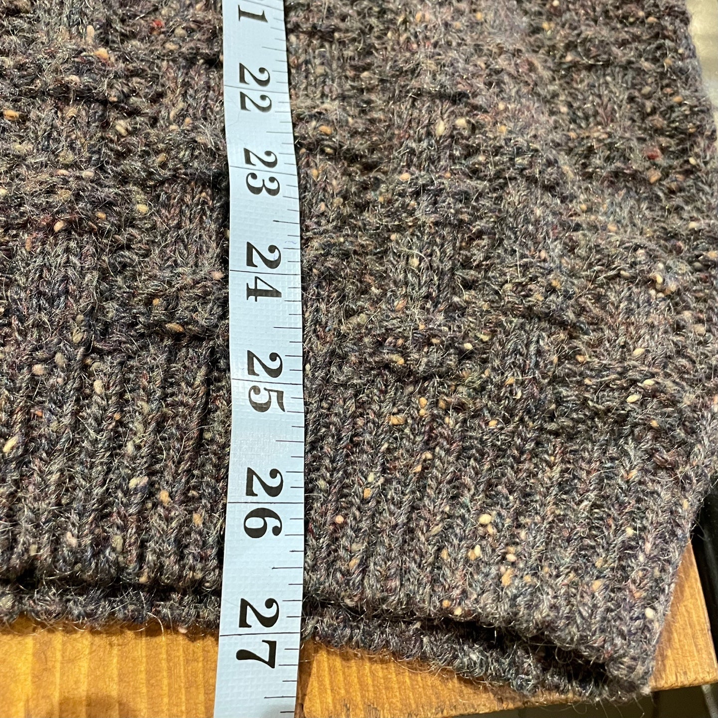 Vintage London Fog Grey Knit Sweater With Buttons
