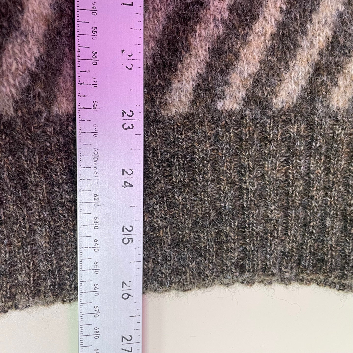 Vintage Maglifico Florence Made in Italy Wool Pattered Sweater