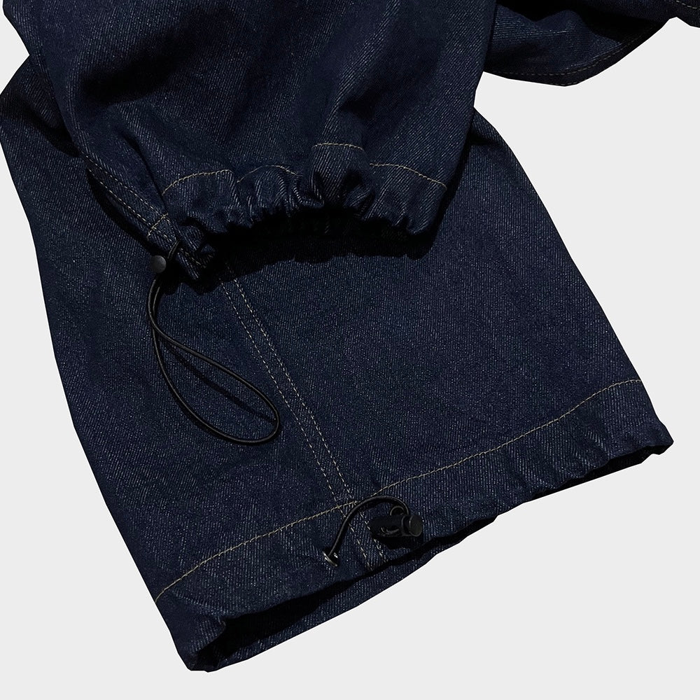 Stripe Detail Elastic Waistband Jeans
