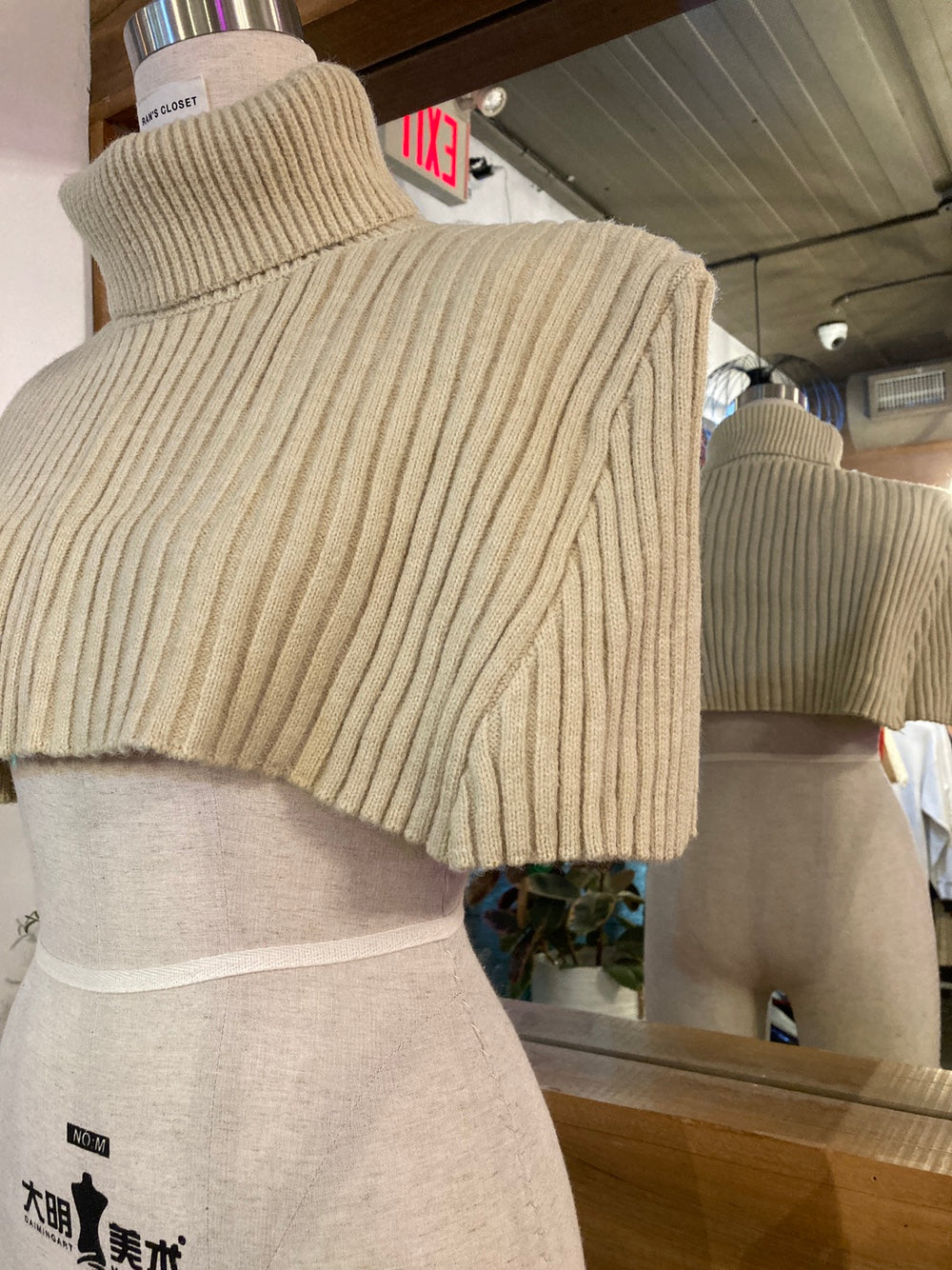 Knit Poncho Sweater