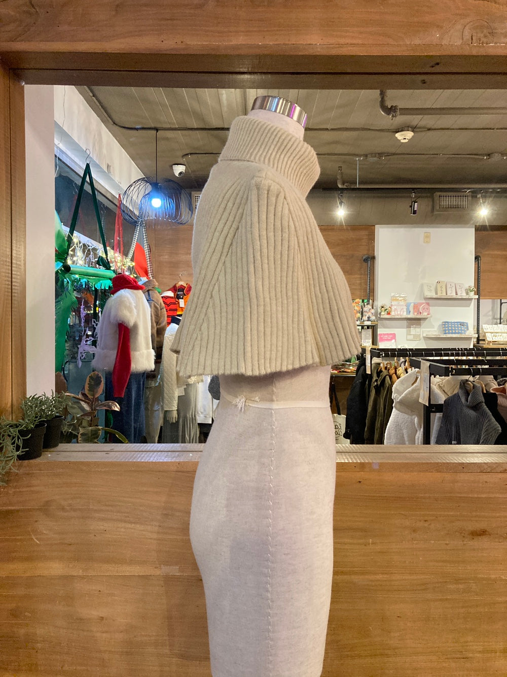 Knit Poncho Sweater