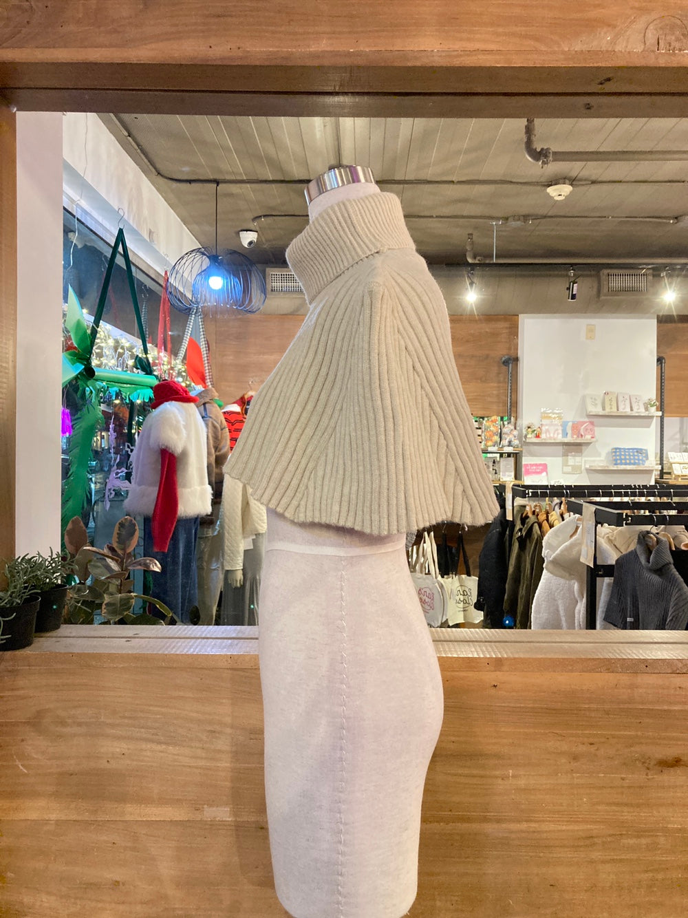 Knit Poncho Sweater