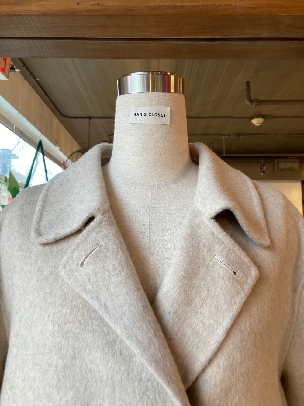 Oversized Long Wool Coat