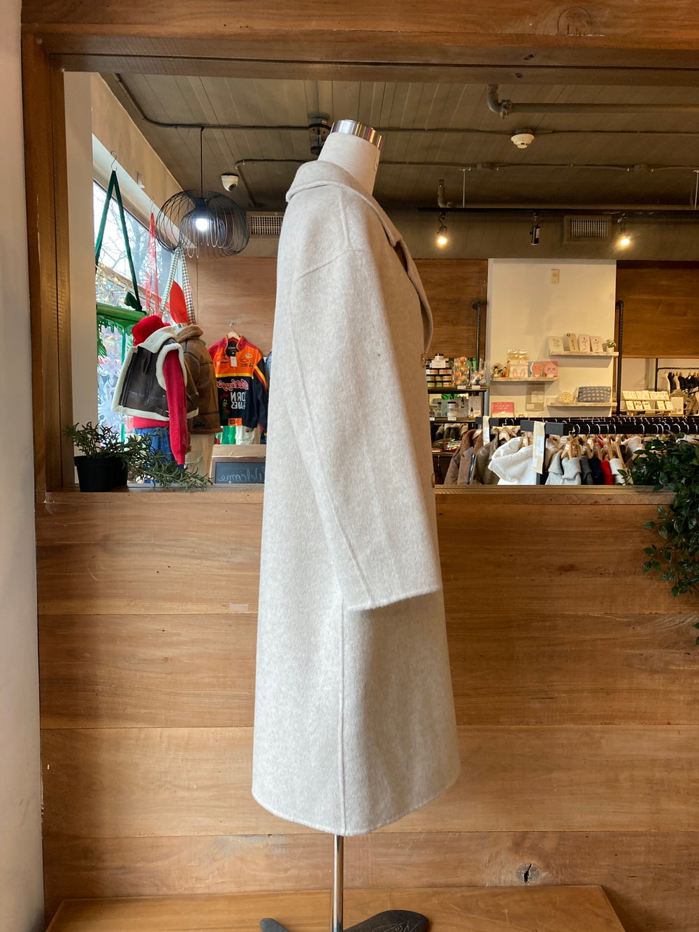 Oversized Long Wool Coat