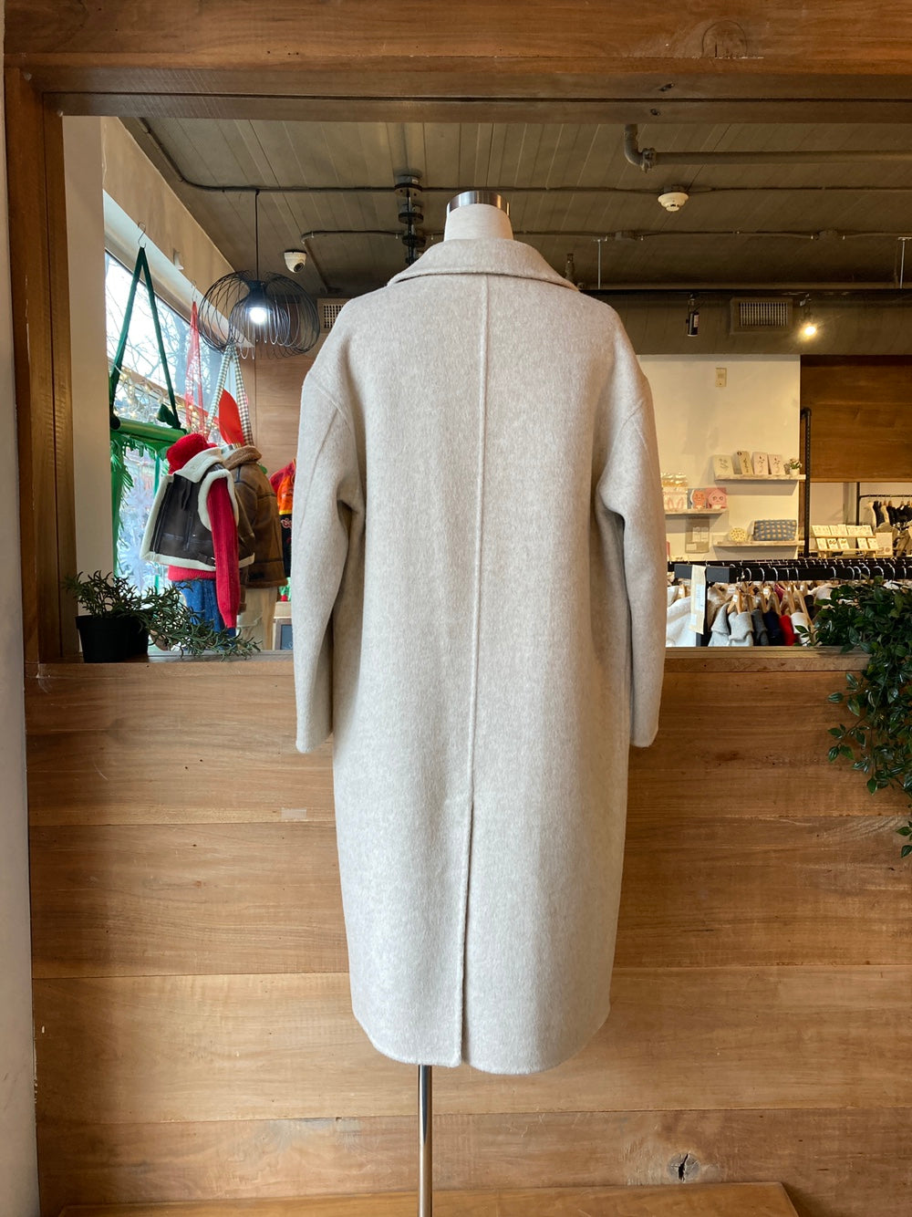 Oversized Long Wool Coat
