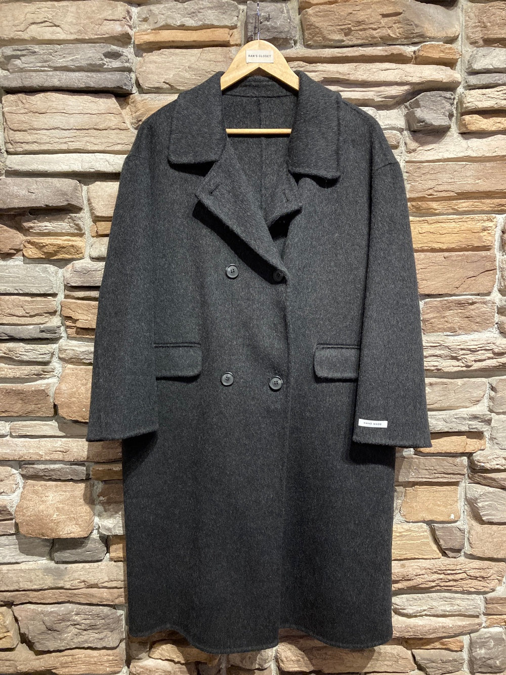 Oversized Long Wool Coat
