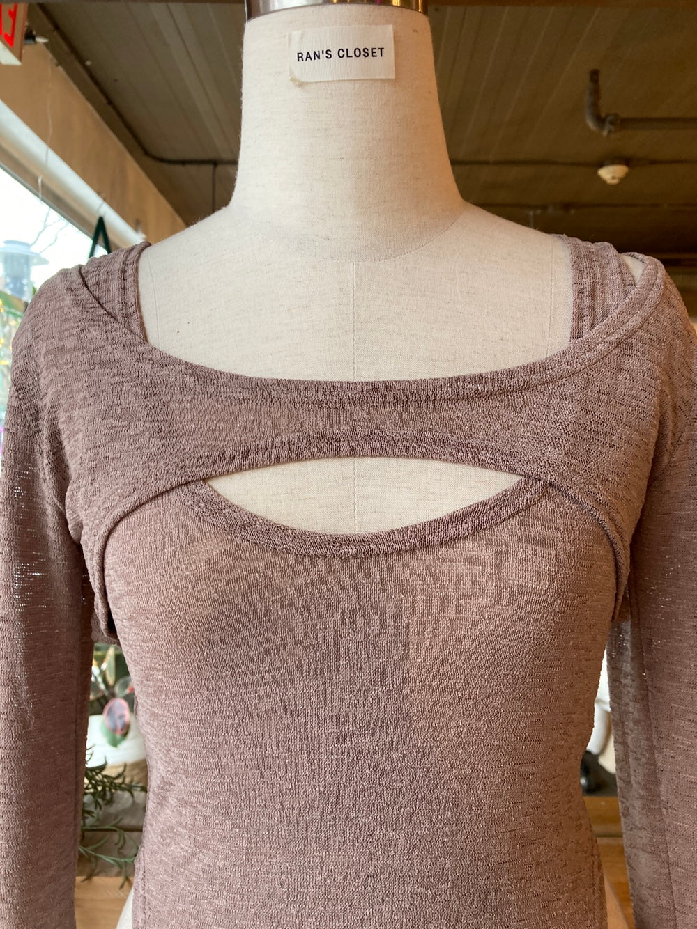 Double Layer Long Sleeve with Tank Top