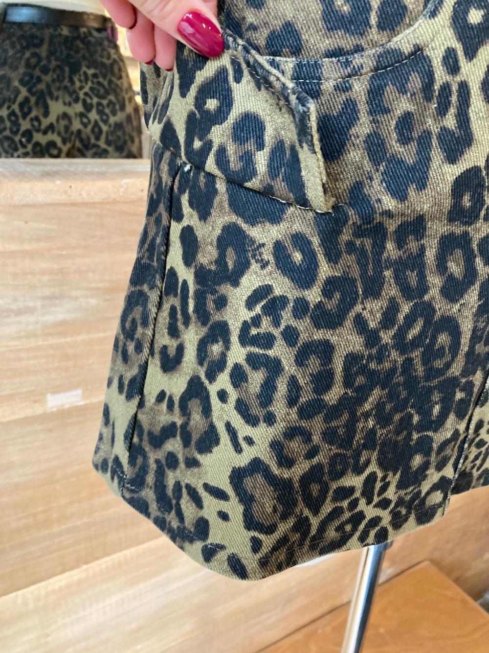 Leopard Print Shorts
