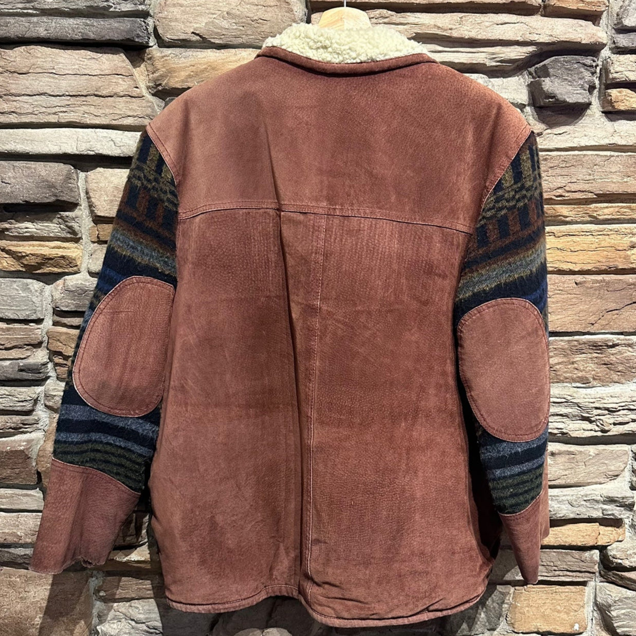 Vintage Cuir Annex Leather Fleece Lined Leather Jacket