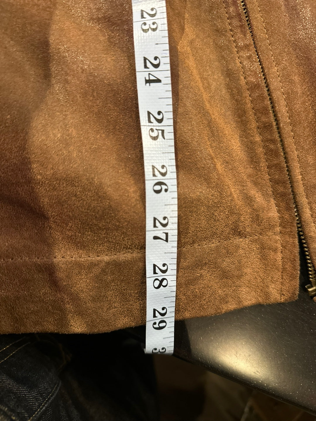 Vintage Alpha Industries Inc. Brown Leather Jacket