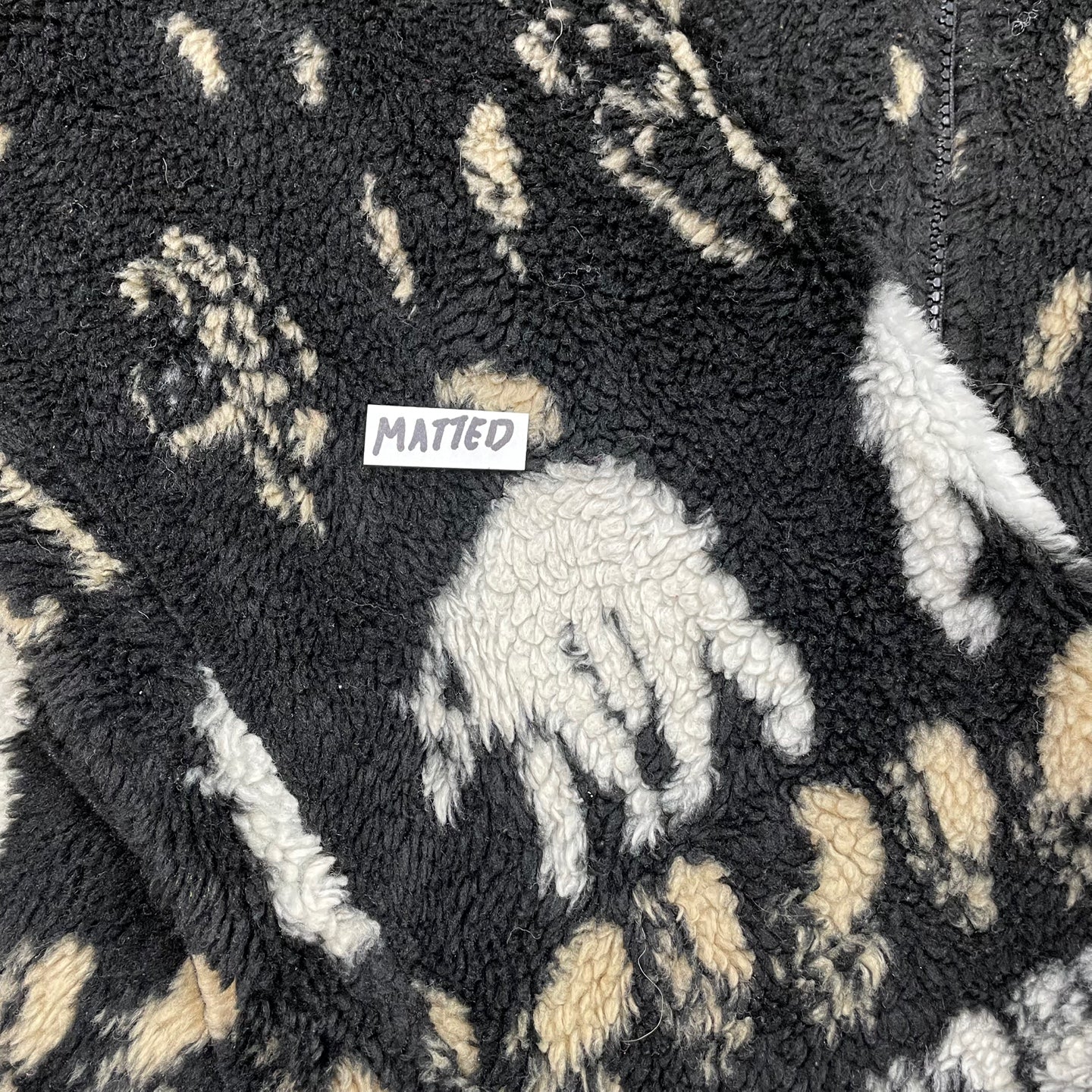 Vintage Mode by J.Janet Black Fleece Sweater
