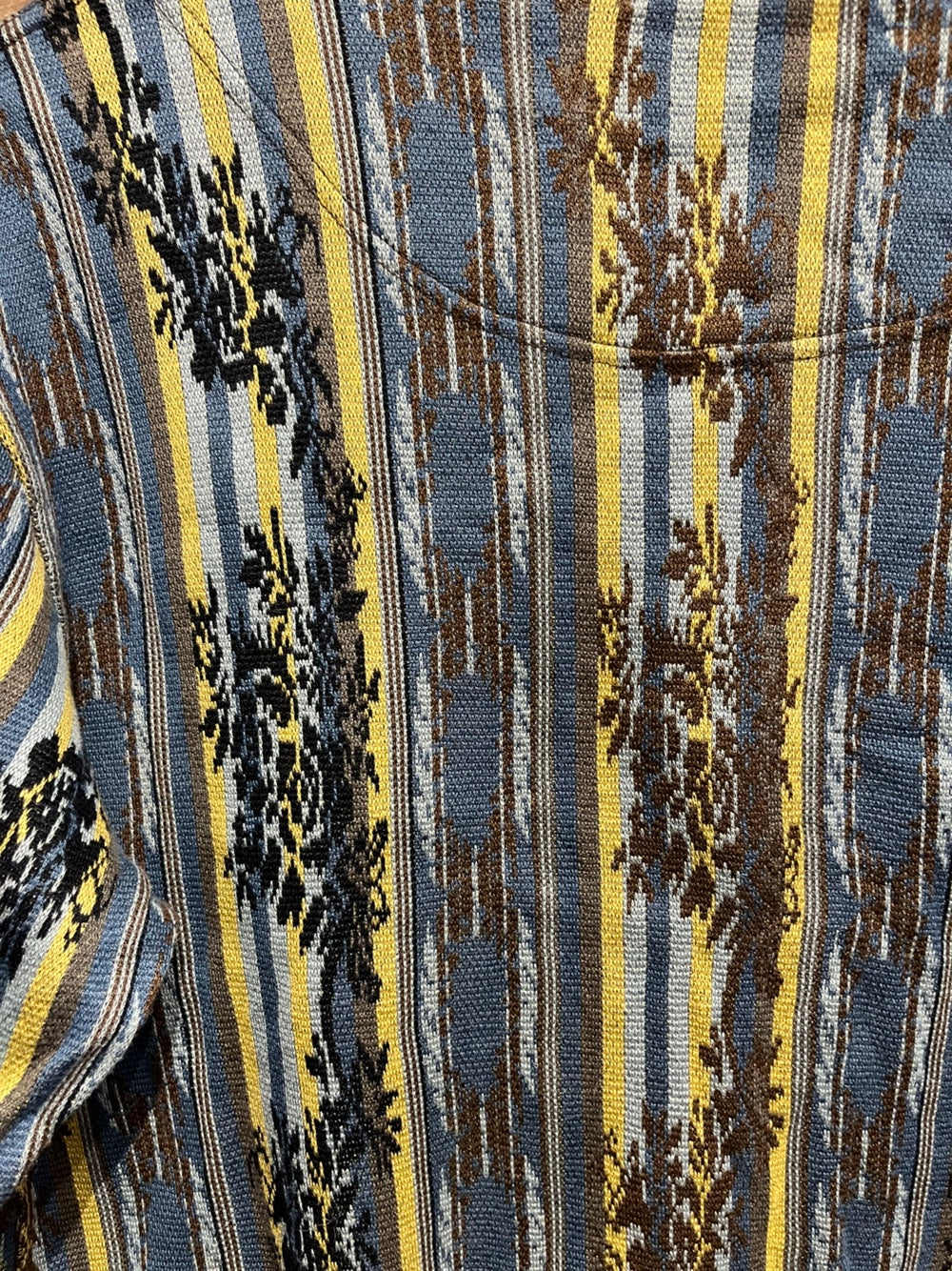 Vintage Kenzo Paris Golf Striped and Floral Sweater