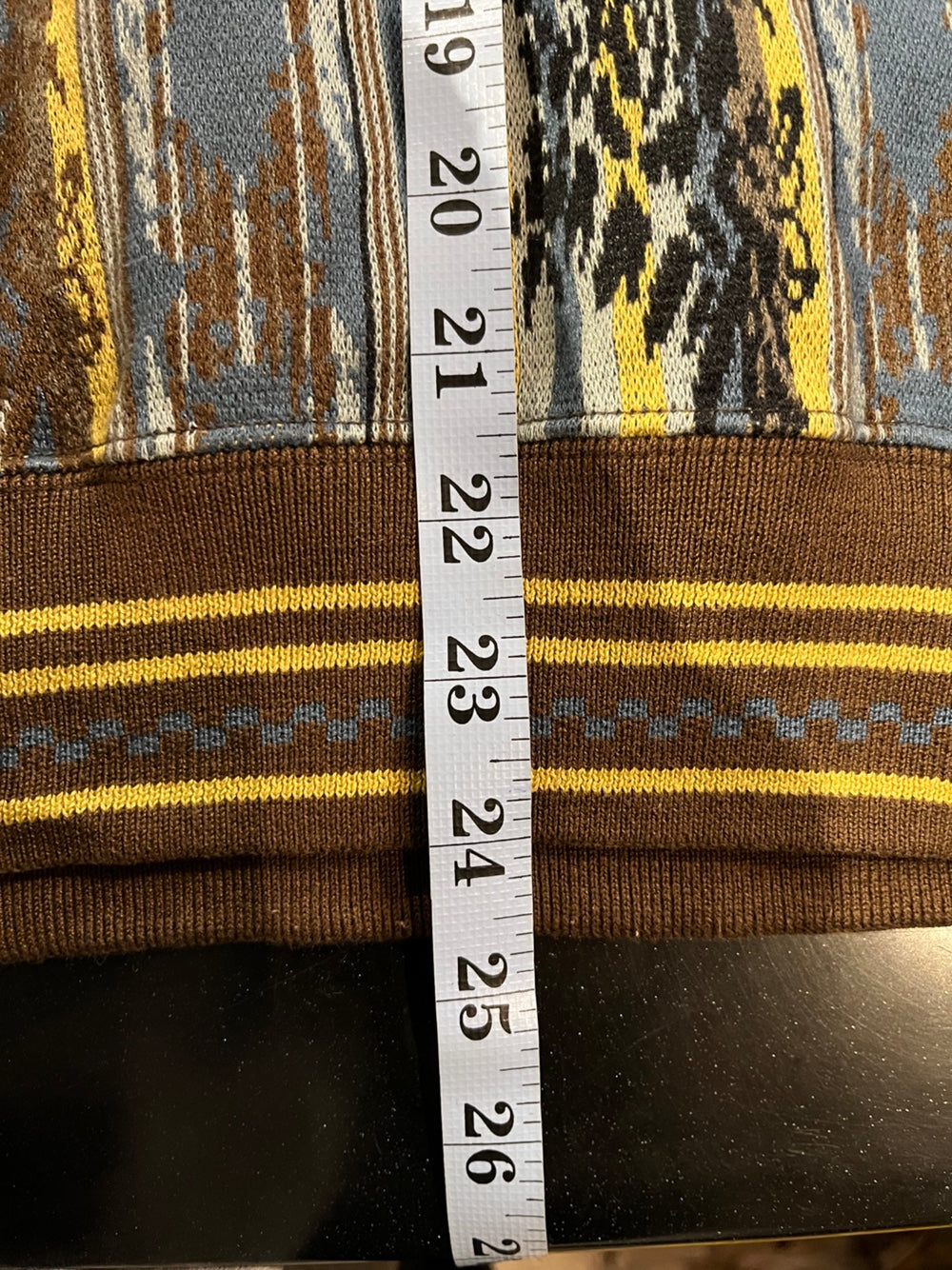 Vintage Kenzo Paris Golf Striped and Floral Sweater