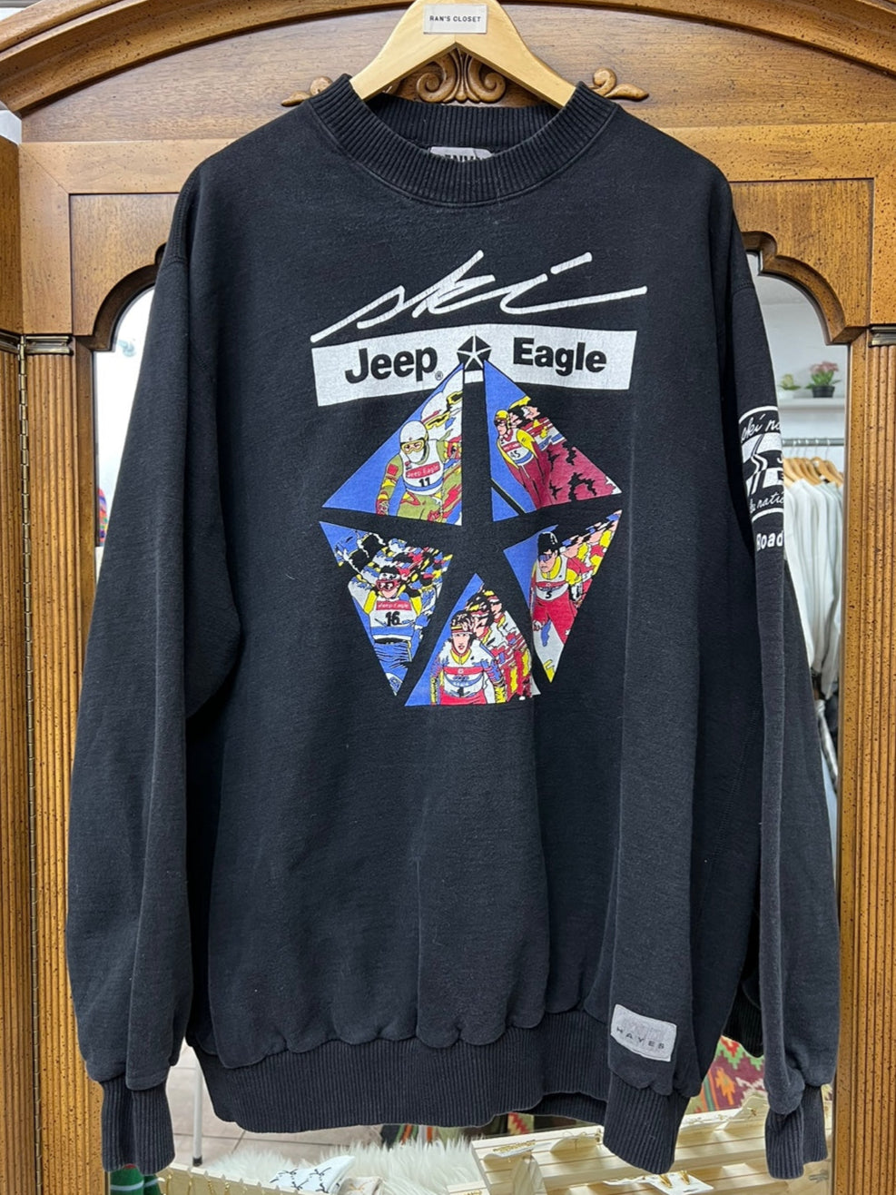 Vintage Denver Hayes Ski Jeep Graphic Sweatshirt