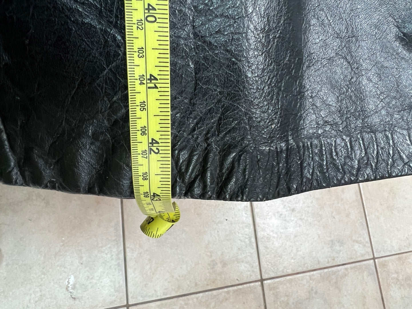 Vintage Sears Leather Trench Coat