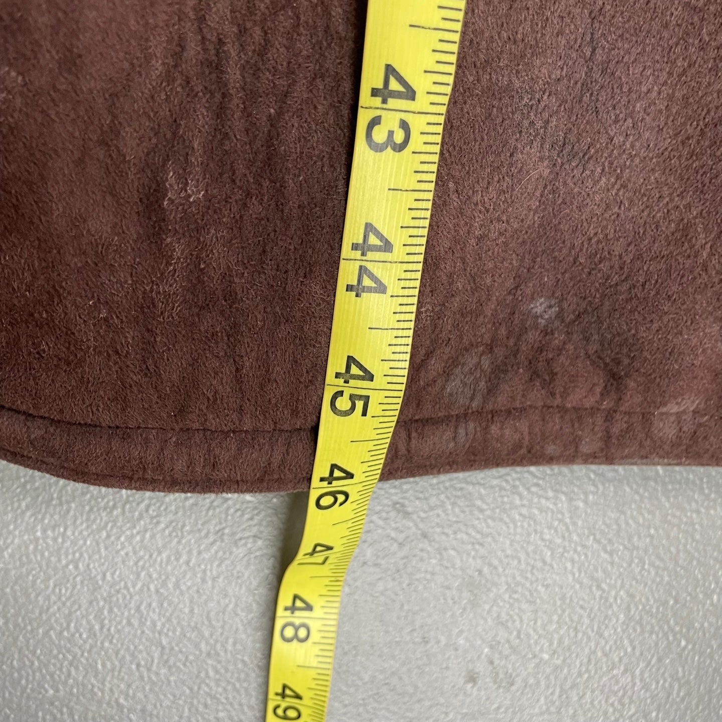 Vintage Sylvia Mark Made in Canada Suede Lined Long Brown Coat | Vintage Jacket | Vintage Leather Jacket | Suede | Size L | SKU NPC-2351 |