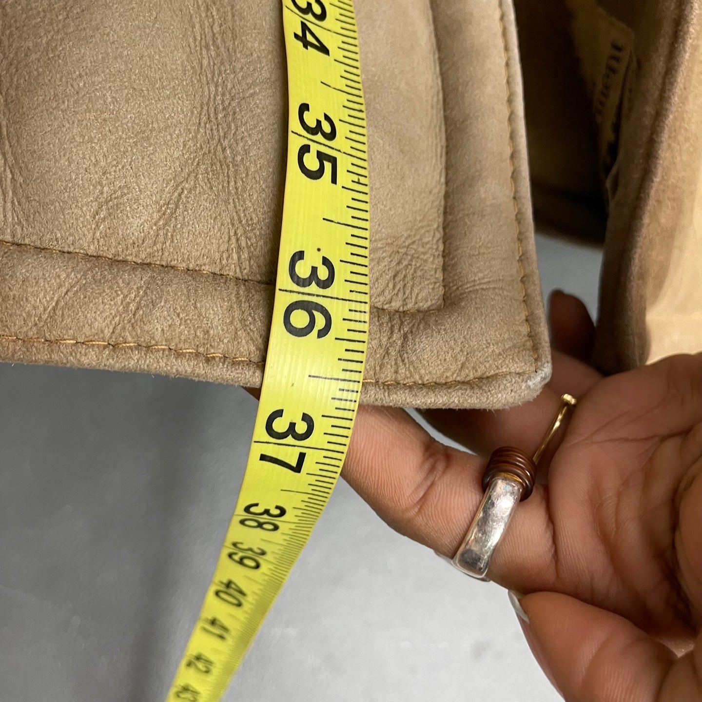 Vintage Shearling Leather Coat | Vintage Jacket | Vintage Leather Coat | Vintage Shearling Lined Coat | SKU NPC- 2351 |