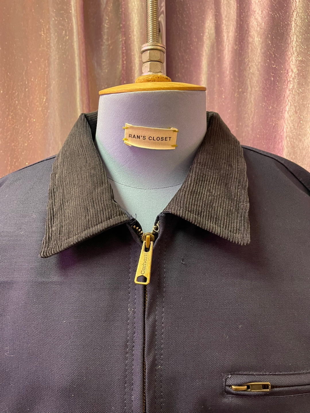 Reworked Dark Wash Carhartt Jacket