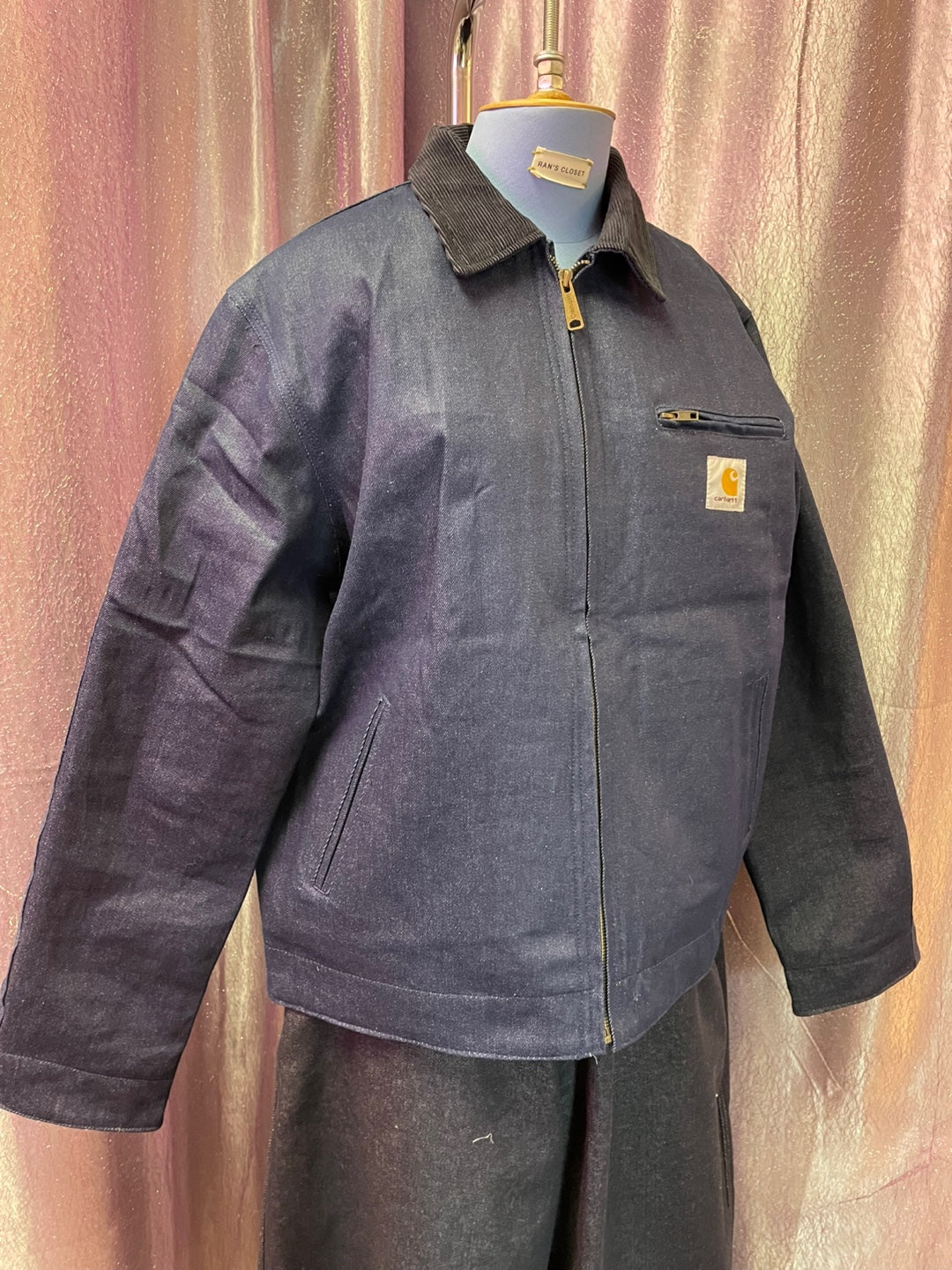 Reworked Dark Denim Carhartt Jacket