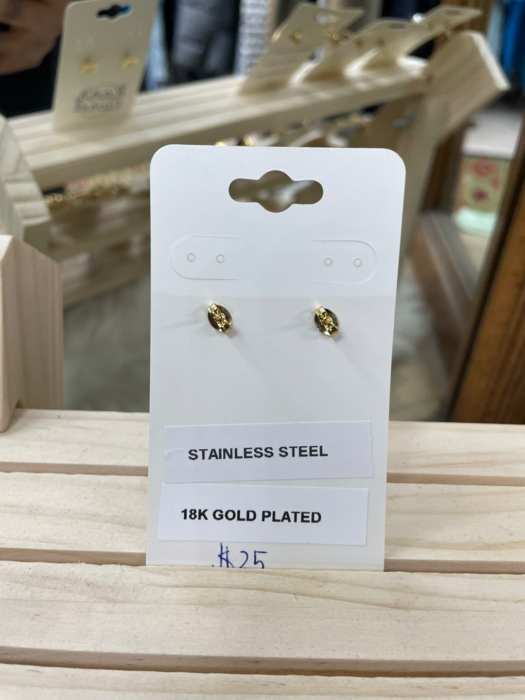 Heart Stud Earrings