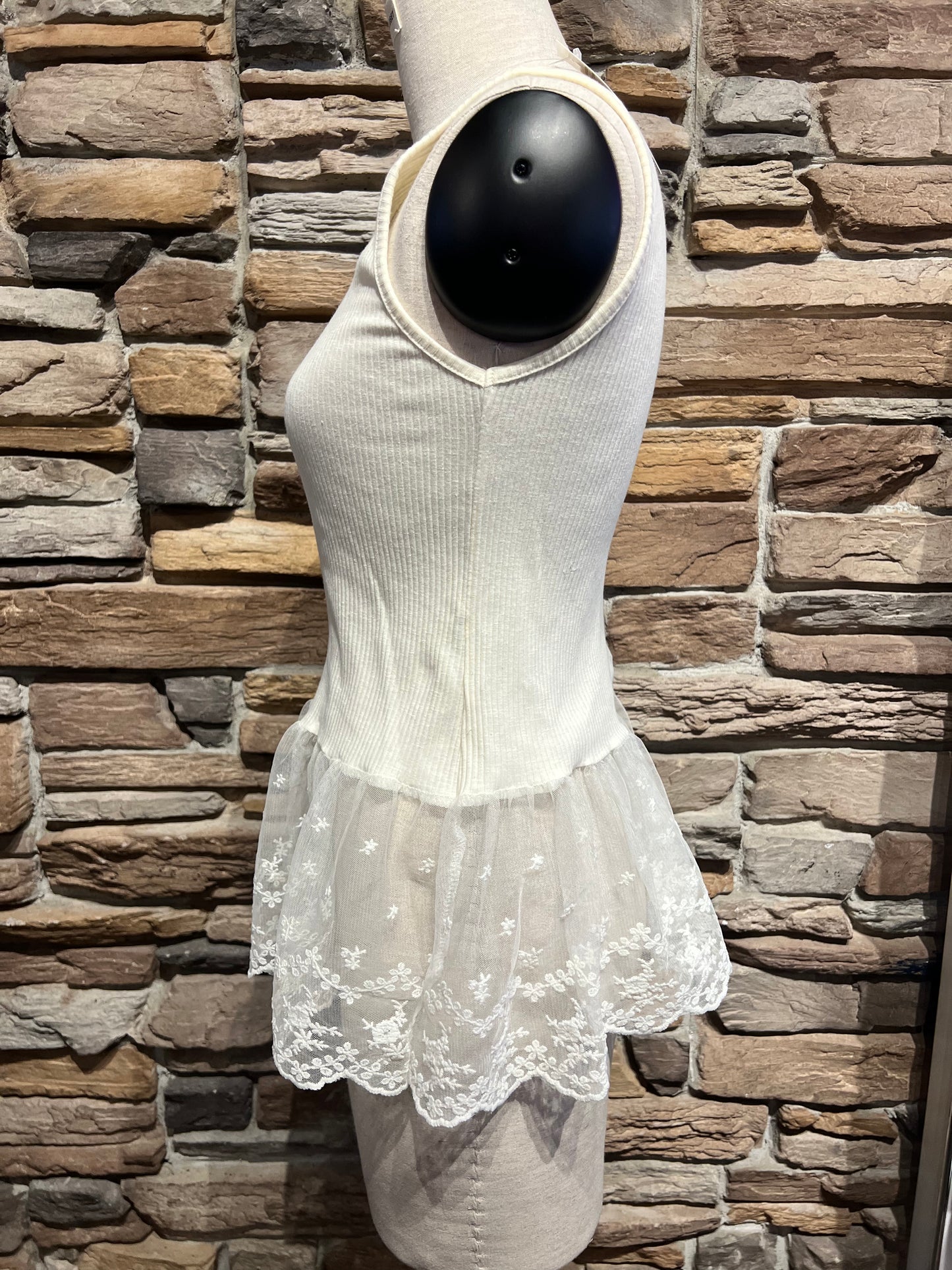 Sheer Peplum Tank Top and Cardigan Set