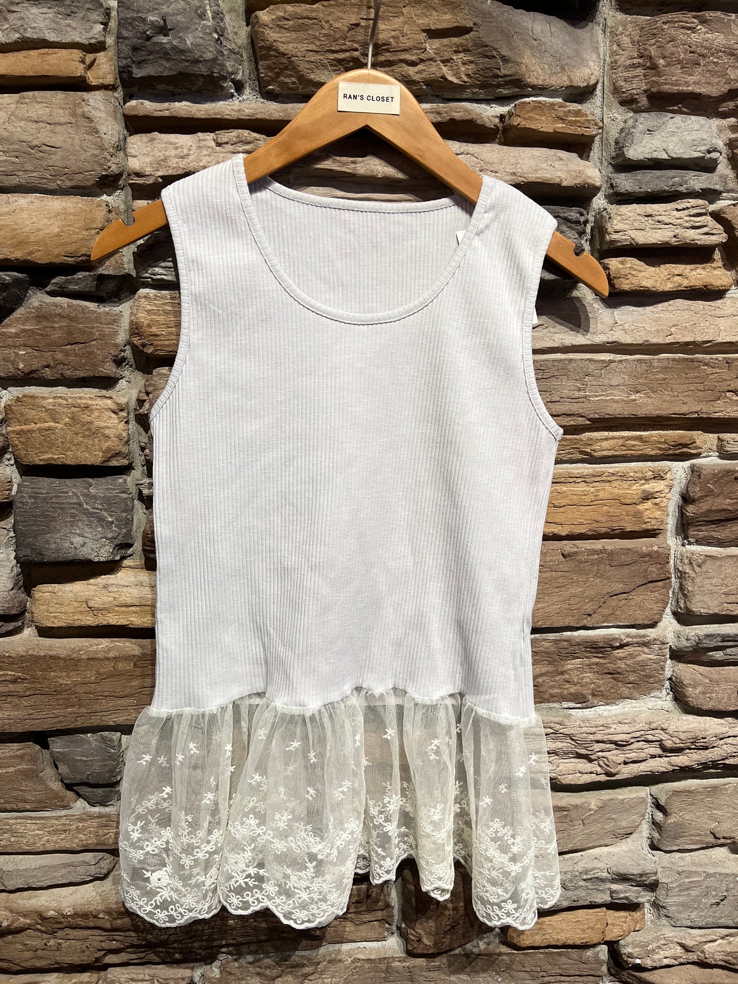 Sheer Peplum Tank Top and Cardigan Set