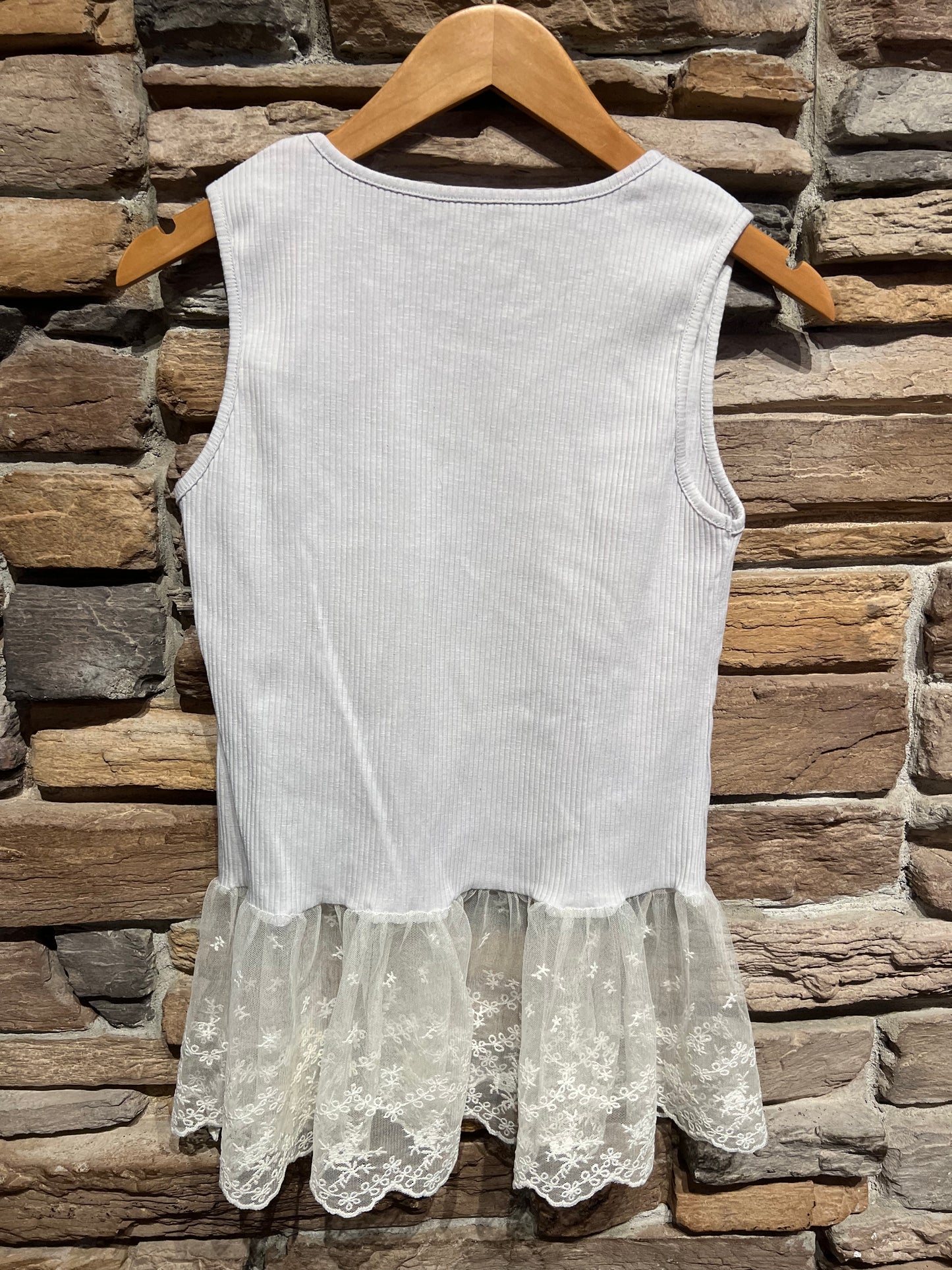 Sheer Peplum Tank Top and Cardigan Set