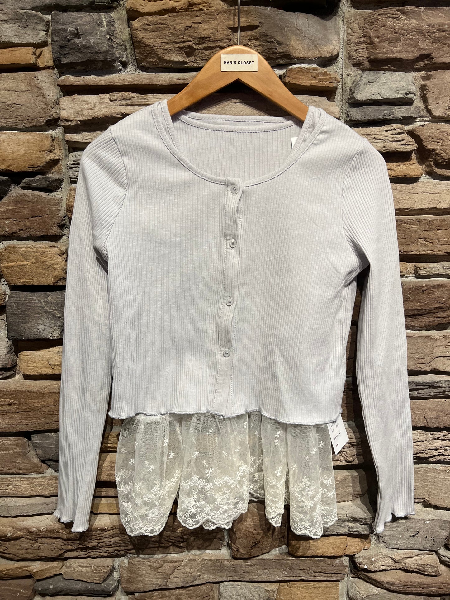 Sheer Peplum Tank Top and Cardigan Set