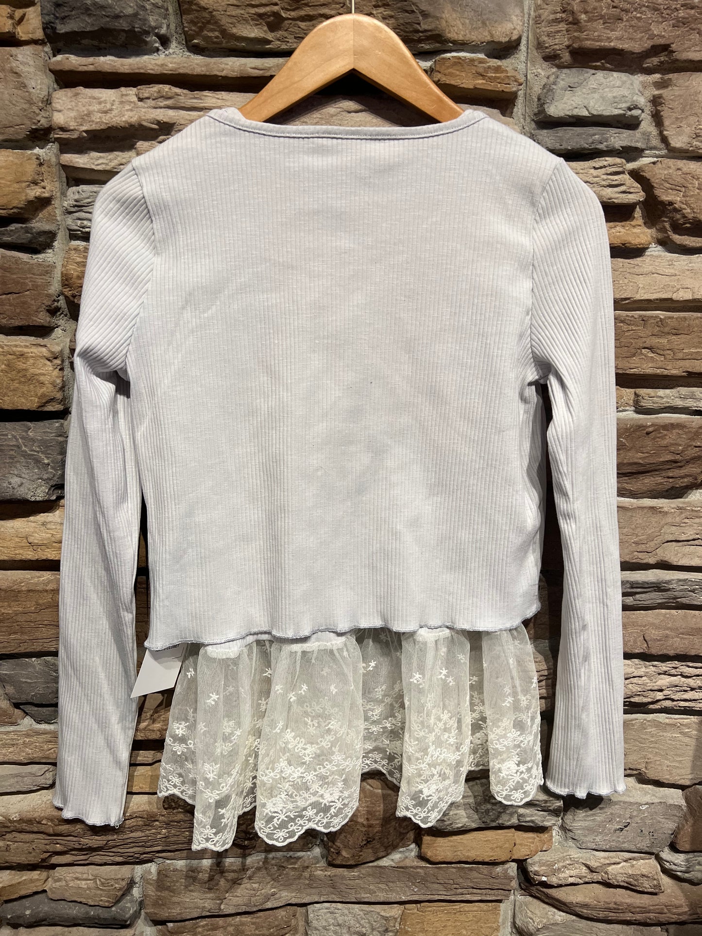 Sheer Peplum Tank Top and Cardigan Set