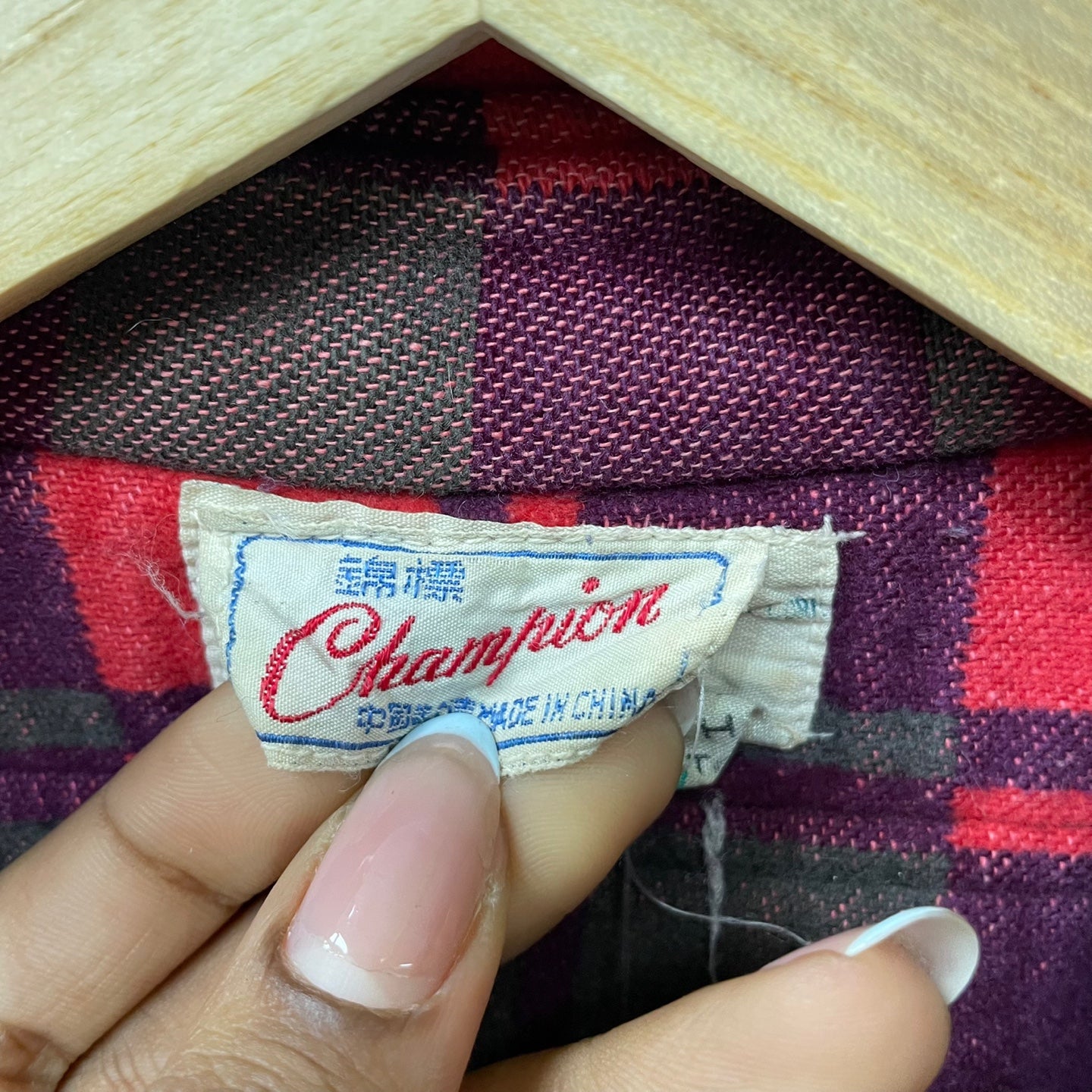 Vintage Champion Thick Flannel