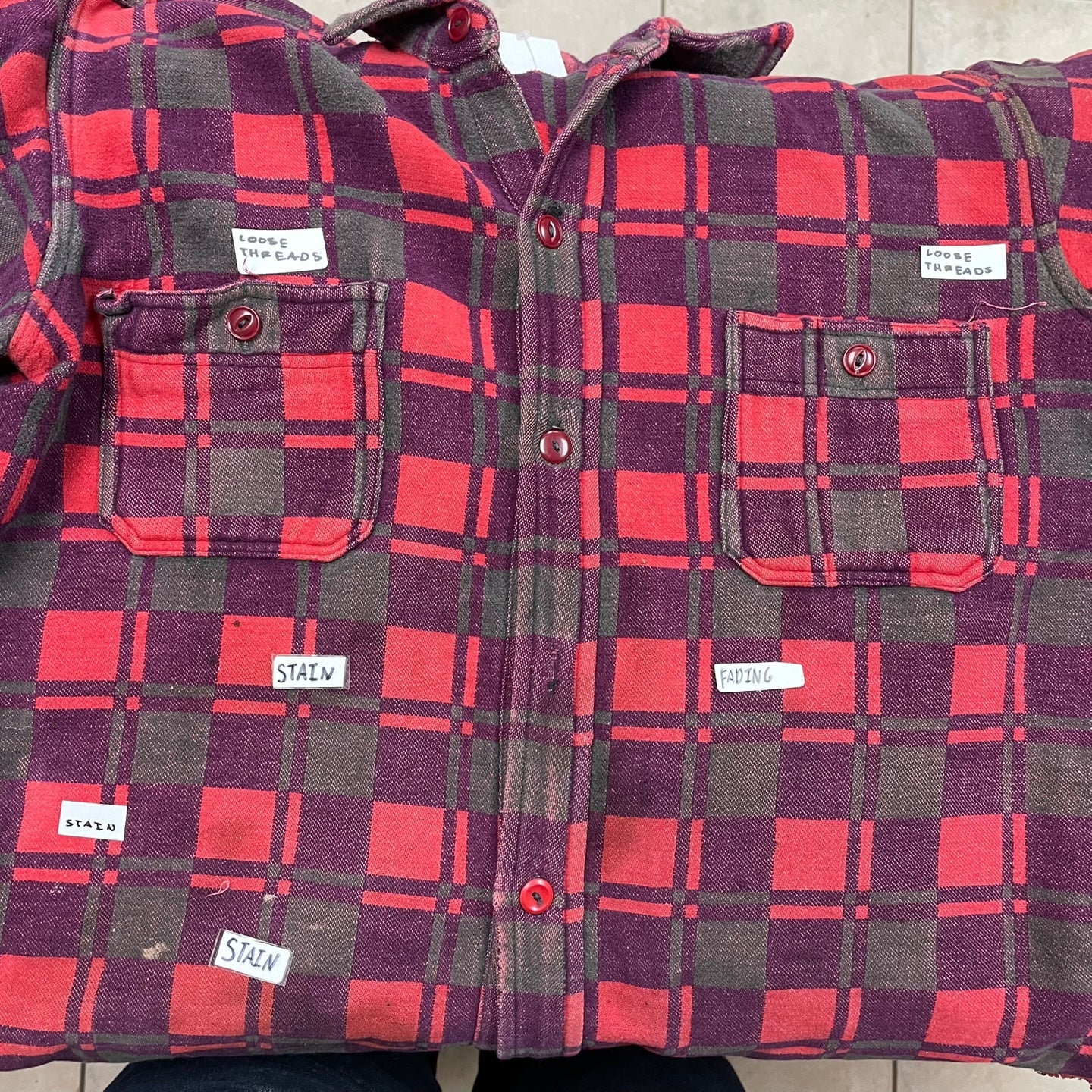 Vintage Champion Thick Flannel