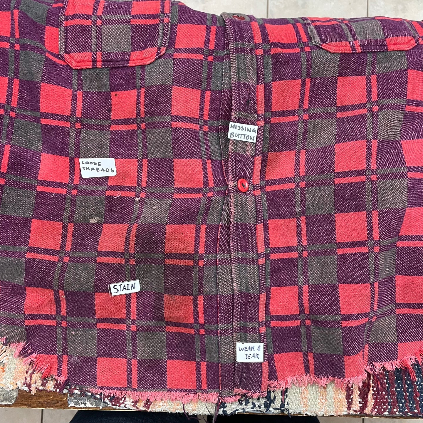 Vintage Champion Thick Flannel