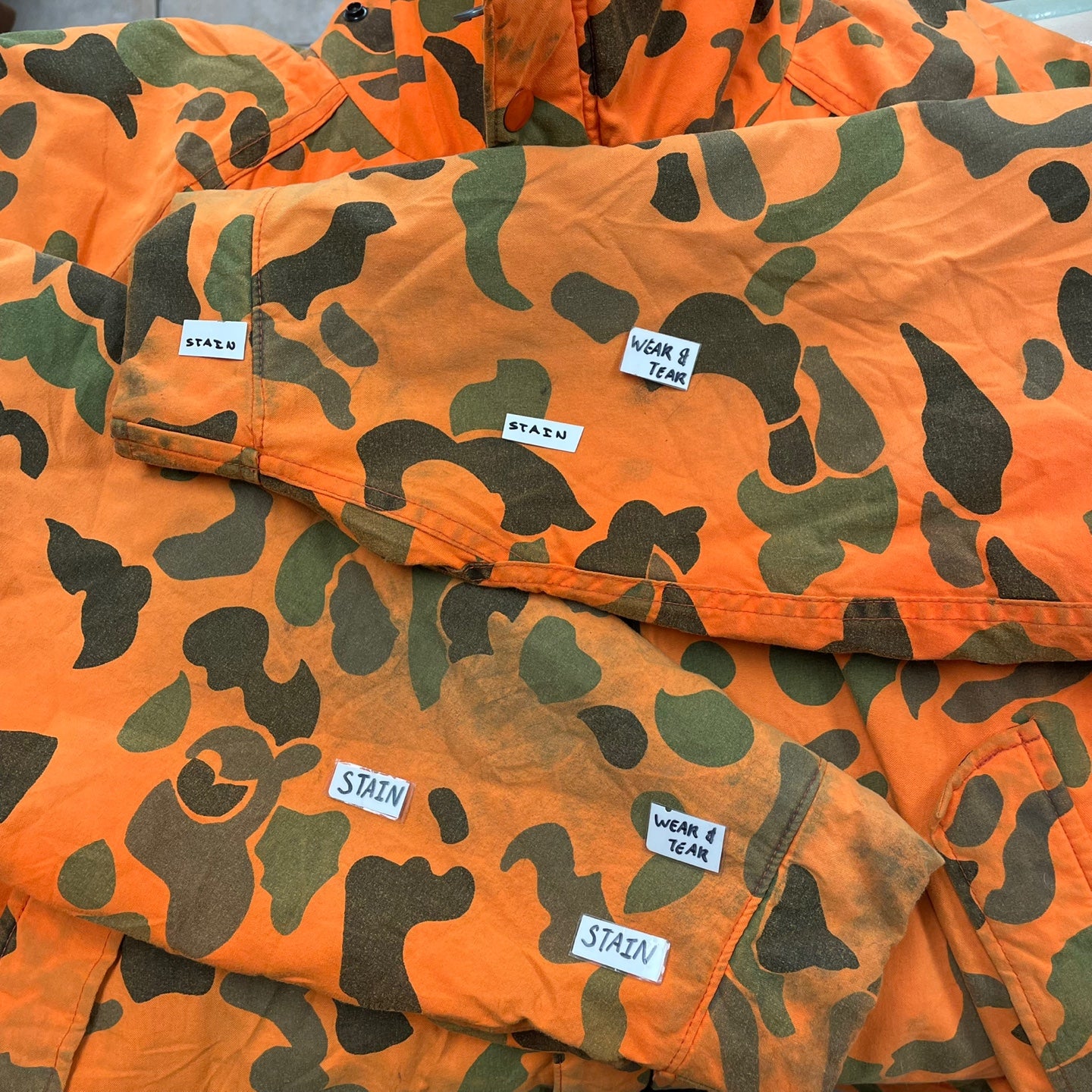 Vintage Woolrich Orange Camo Jacket