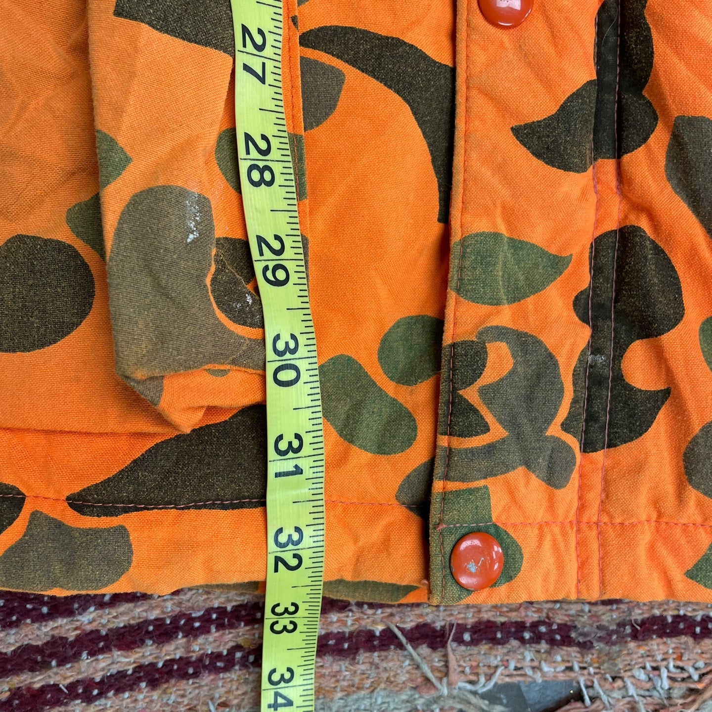 Vintage Woolrich Orange Camo Jacket