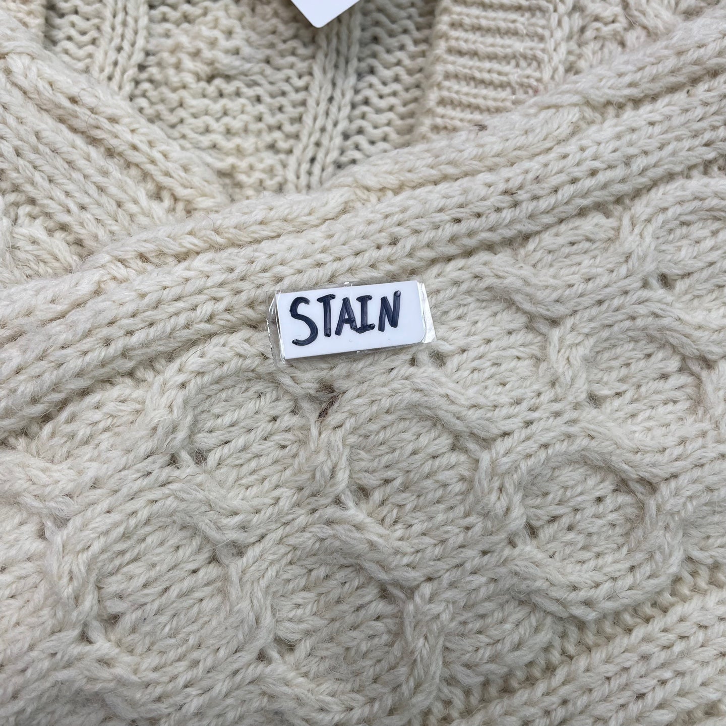 Vintage West Highland Wollens Made in Scotland Cream Cardigan