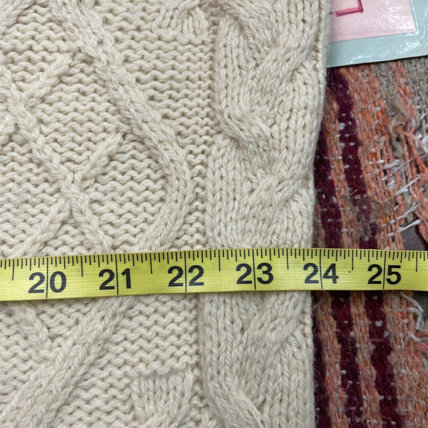 Vintage West Highland Wollens Made in Scotland Cream Cardigan