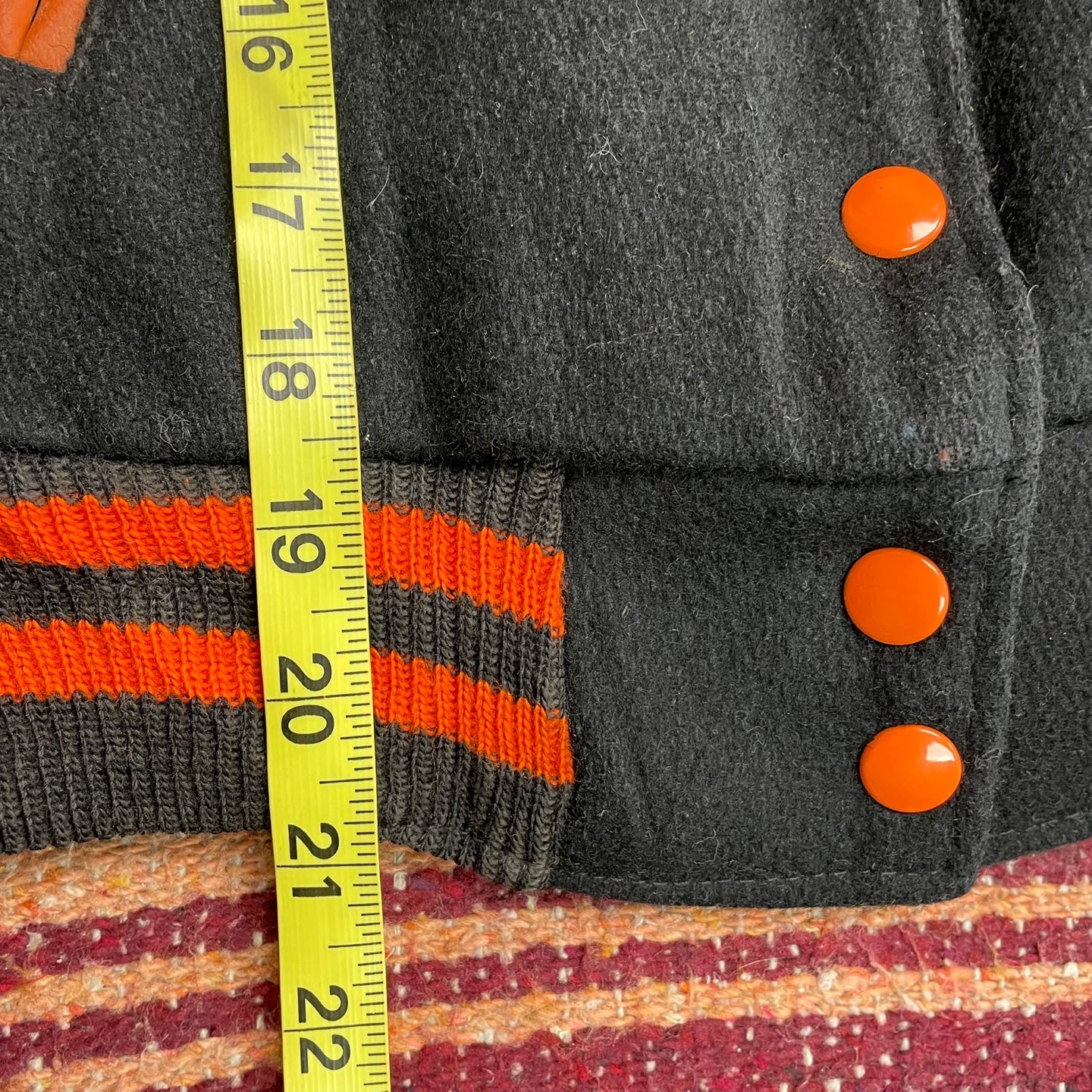 Vintage 60's Hatchers Cheerleader Varsity Jacket