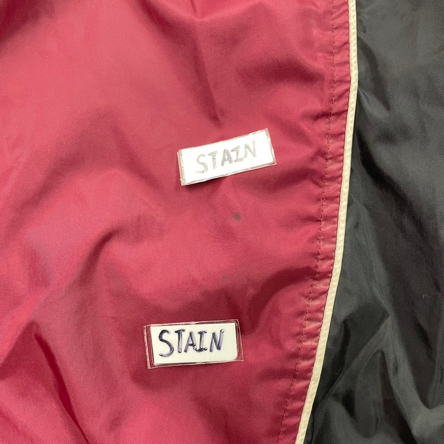 Vintage 90's Burgundy and Black Nike Wind Breaker