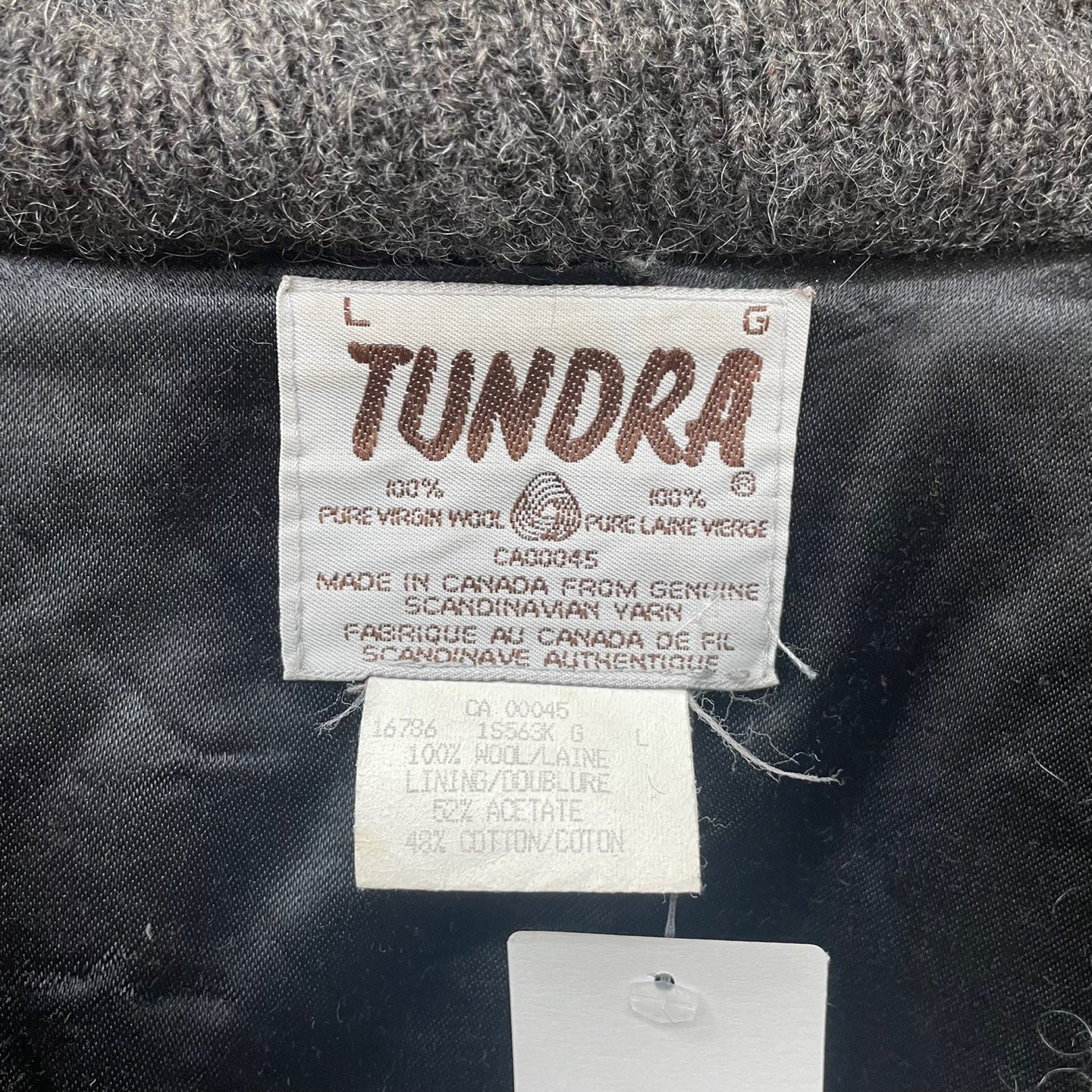Vintage Tundra 100% Pure Virgin Wool Cardigan