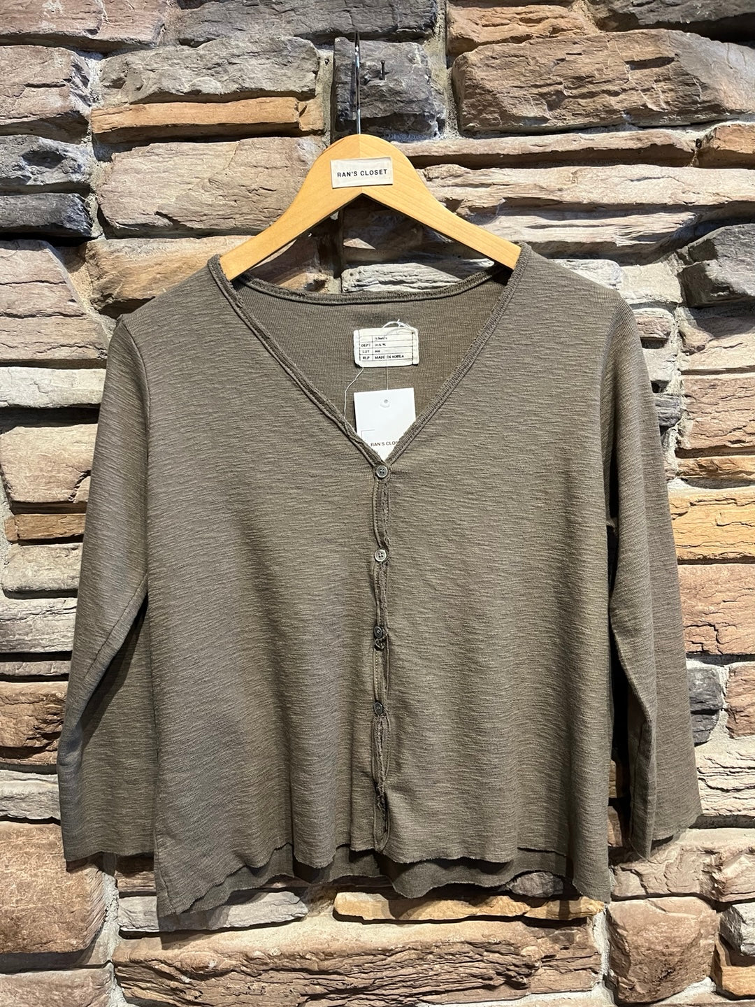 Button Up Cotton Cardigan