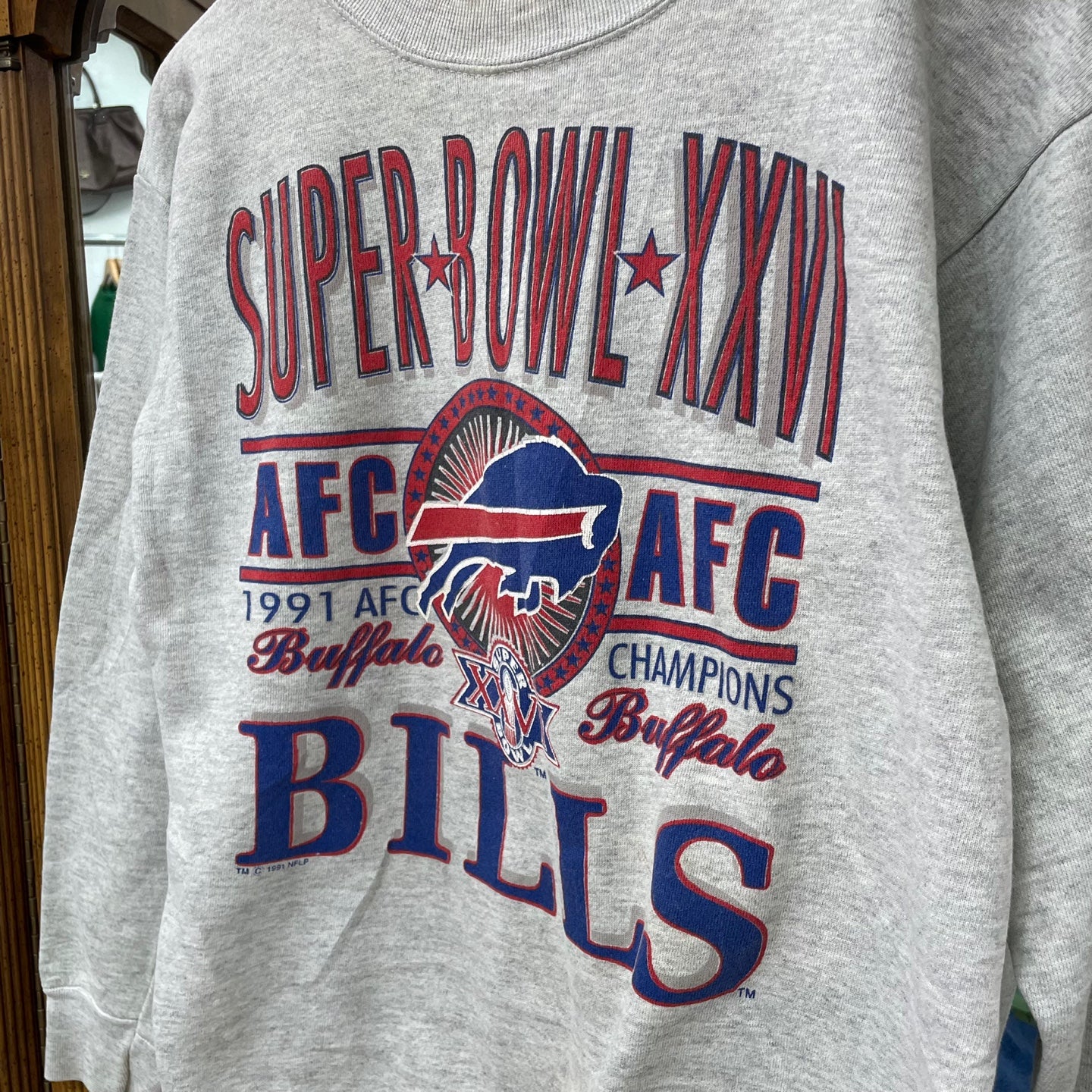 Vintage 1991 Buffalo Bills AFC Division Champions Sweatshirt